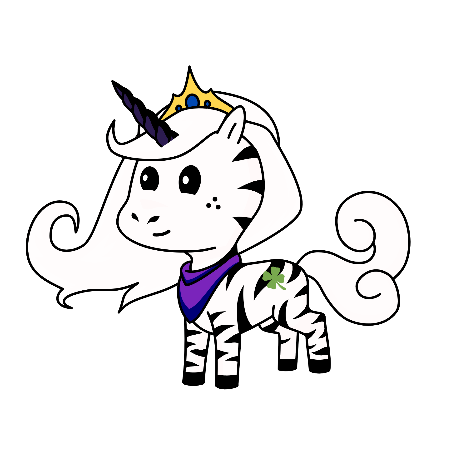 Queen Snowfall, the unicorn