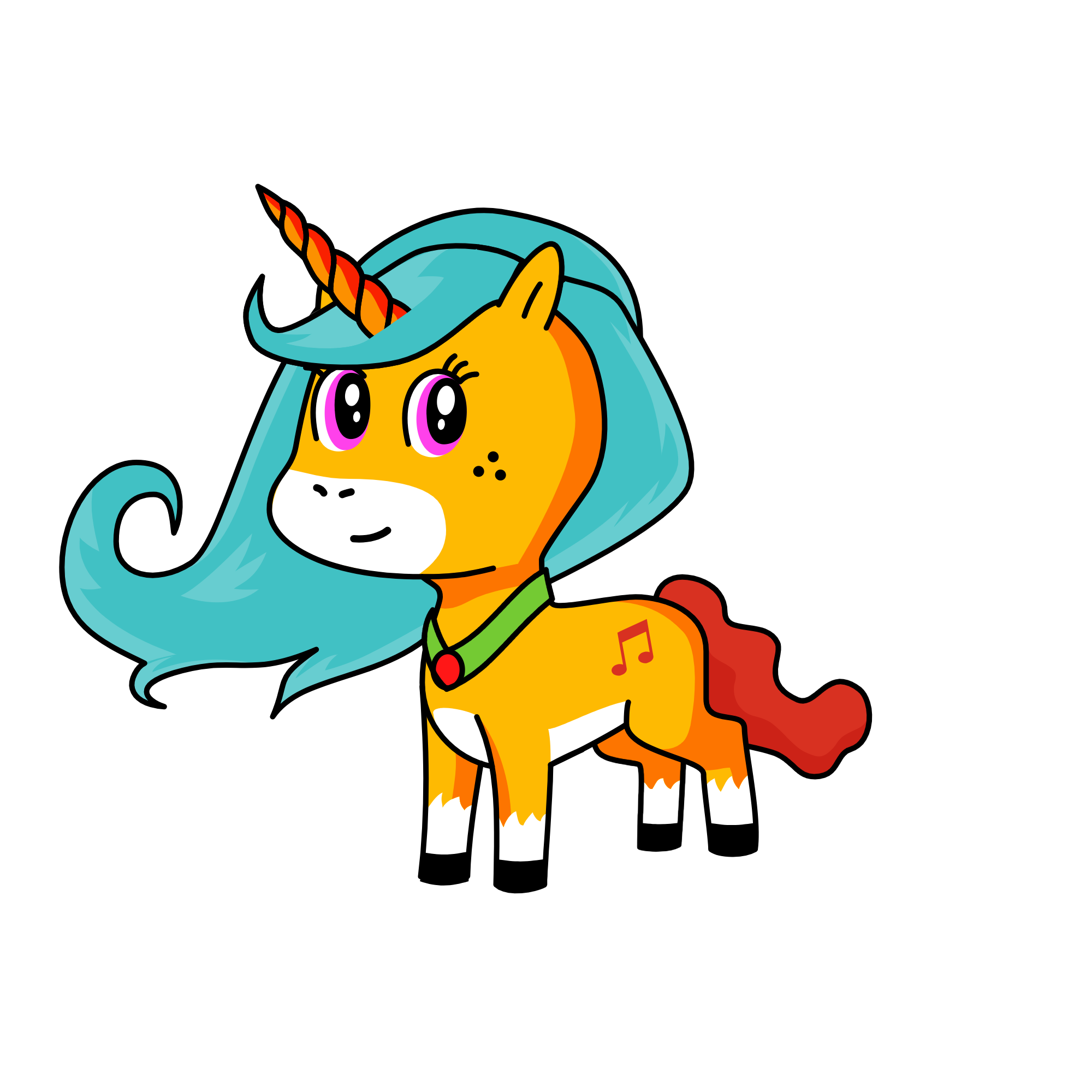nightfeeh, the unicorn