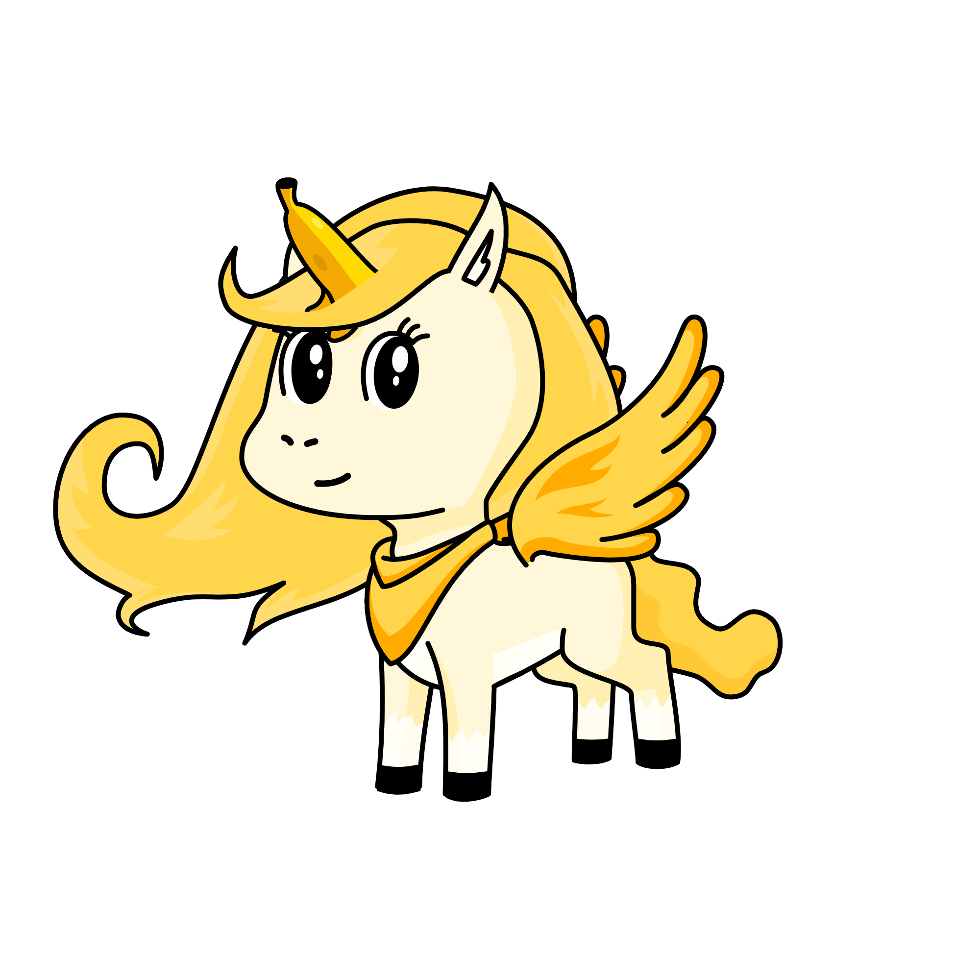 Banana, the unicorn