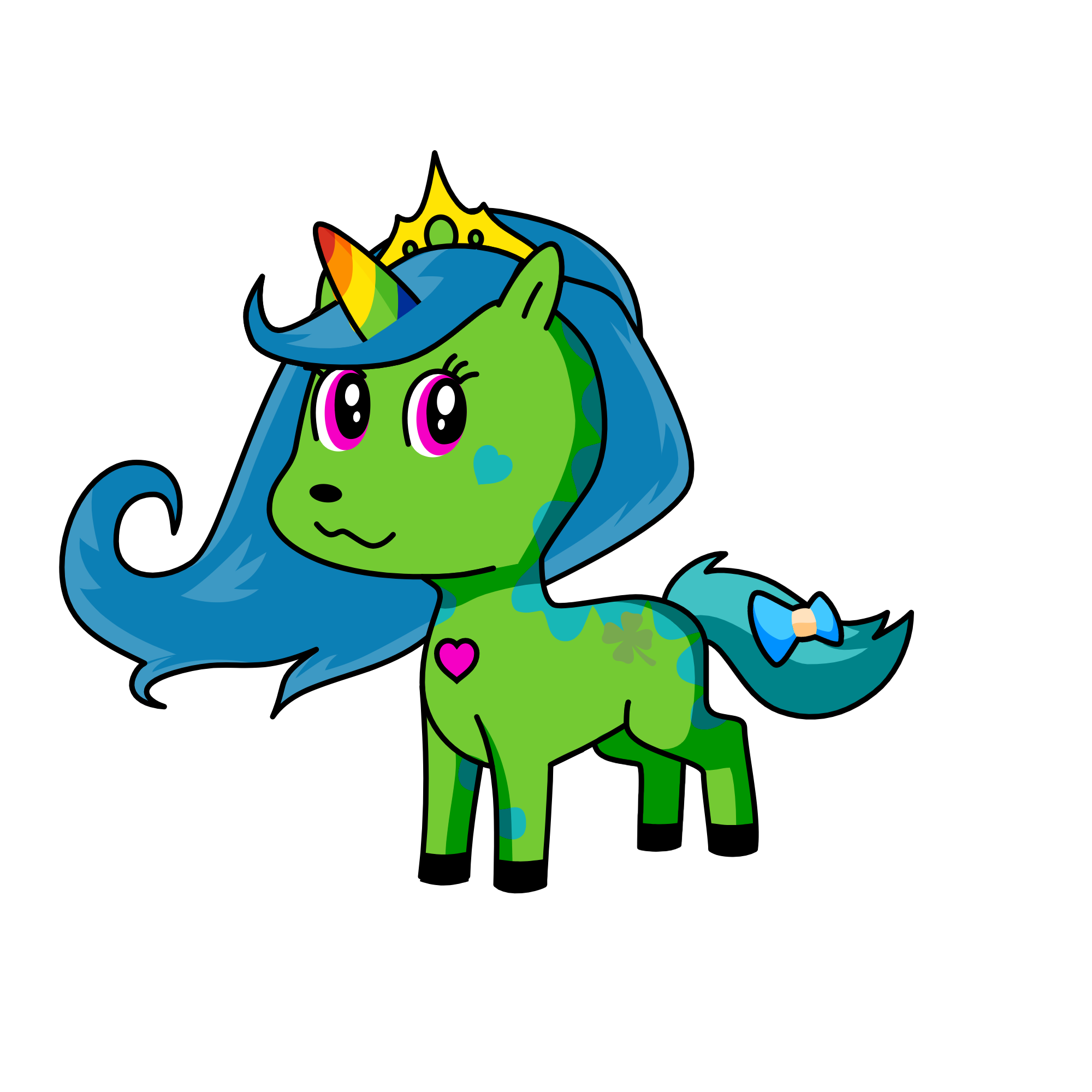 ella es una loca, the unicorn