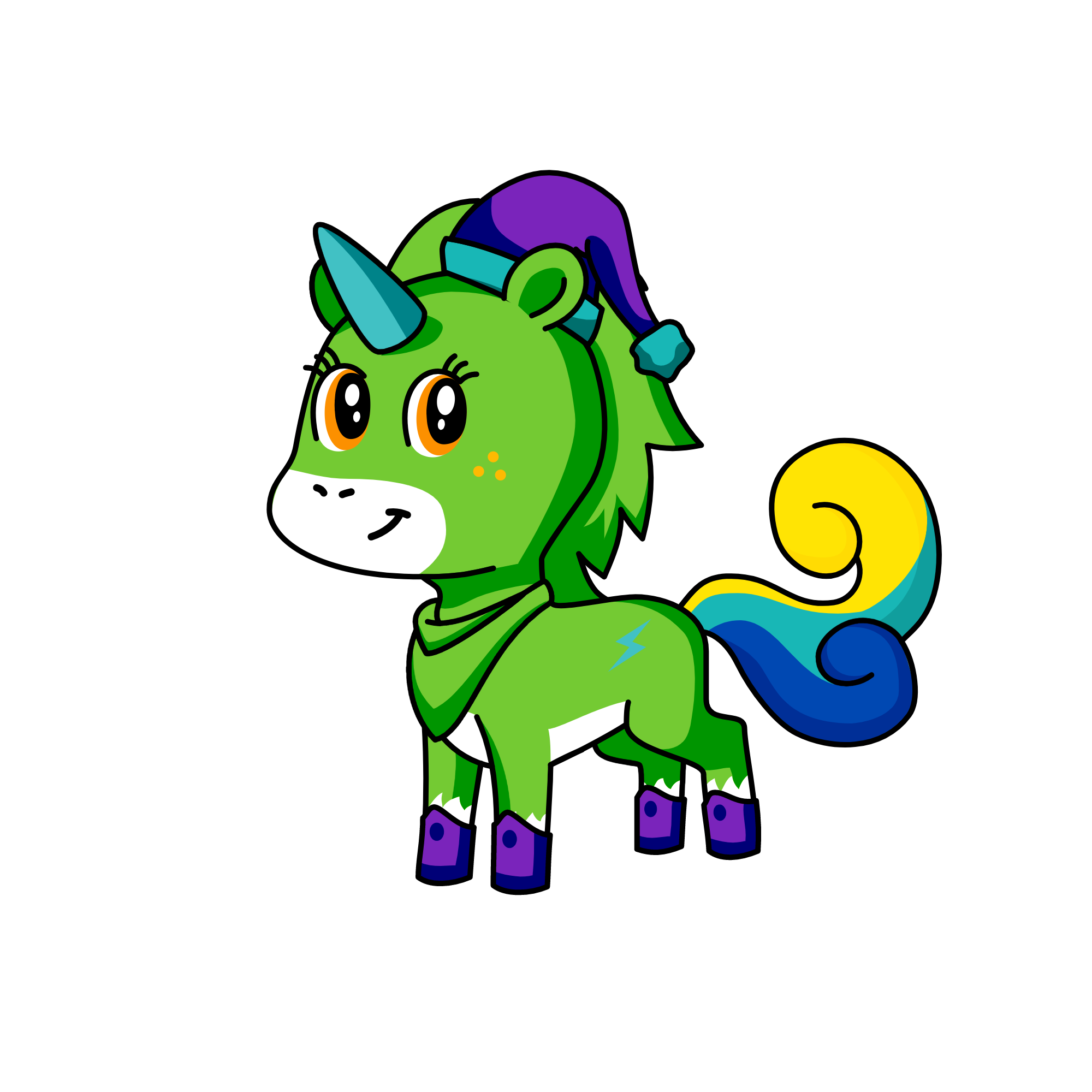 j, the unicorn