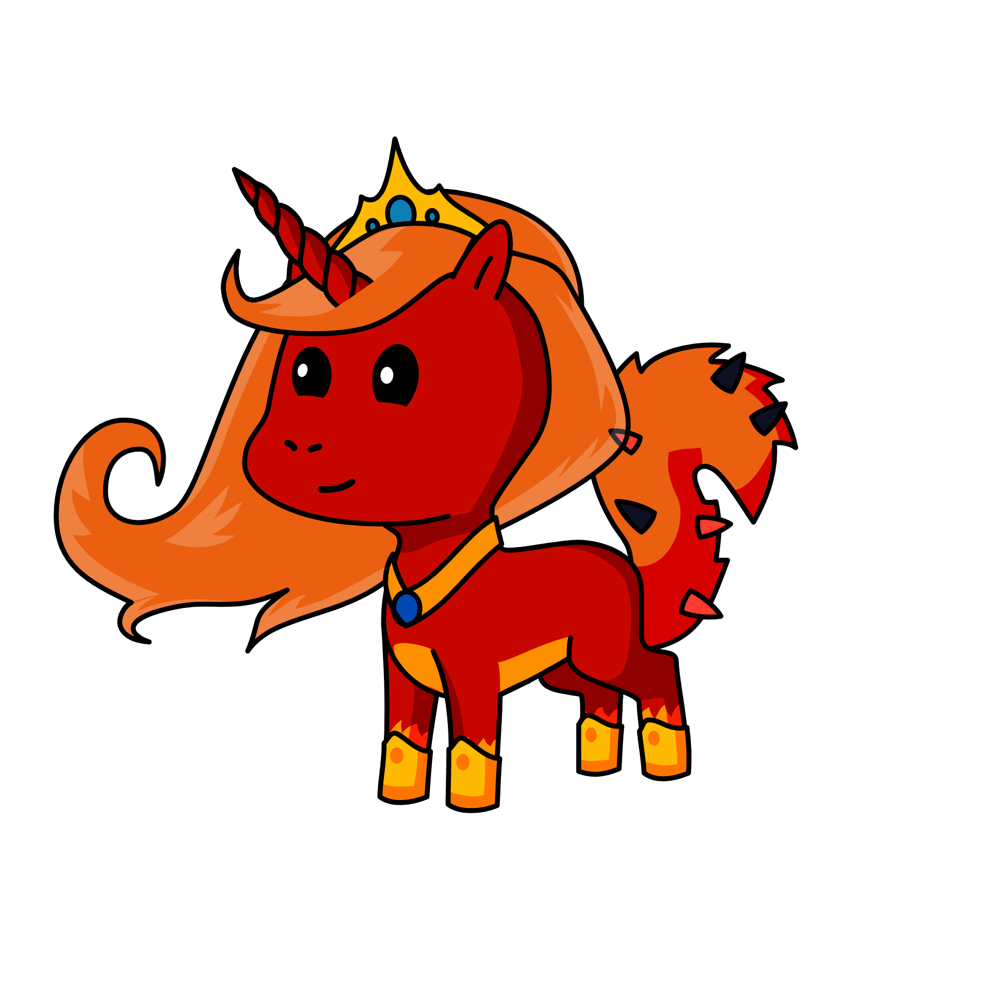  Princess Fireglow, the unicorn
