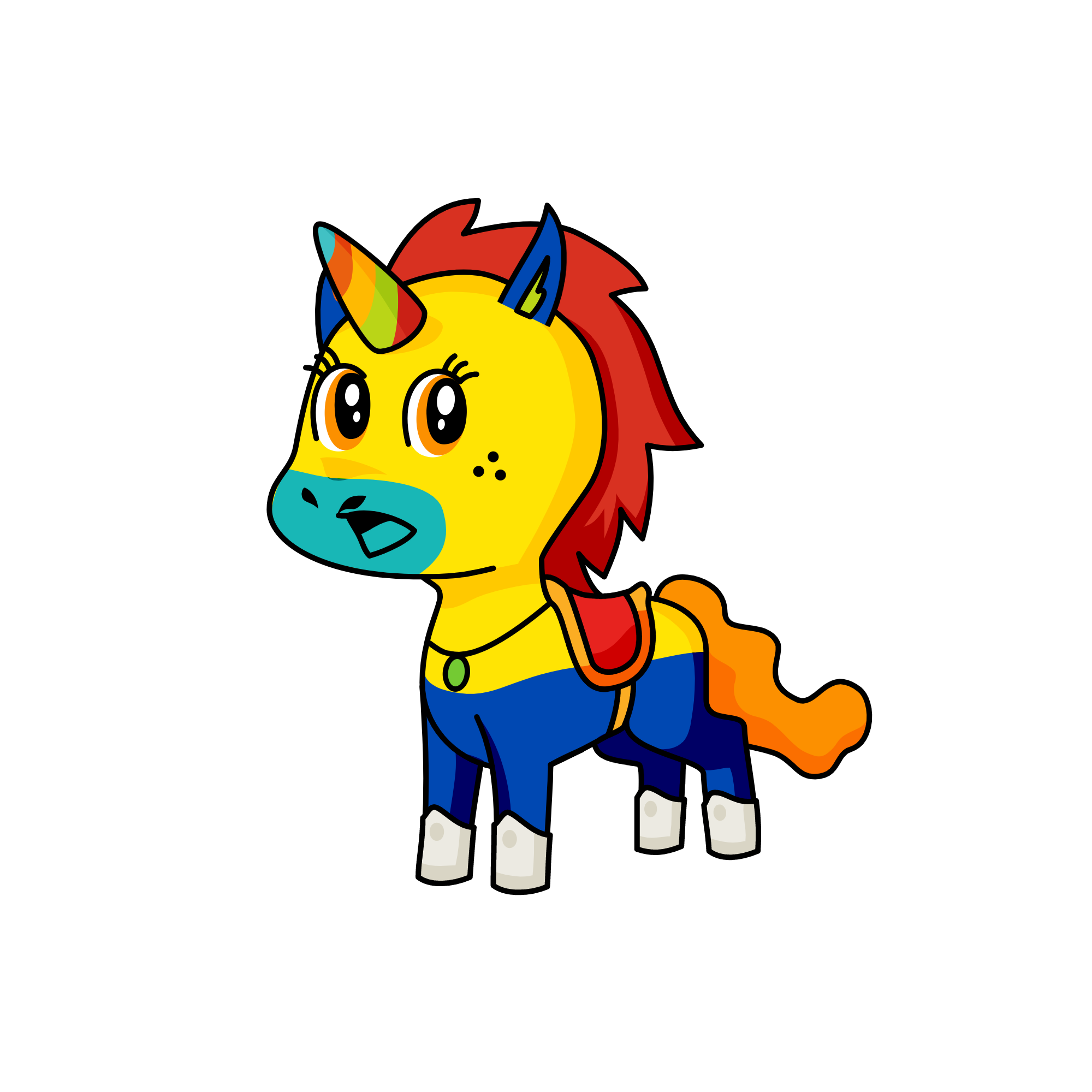 sprakly, the unicorn