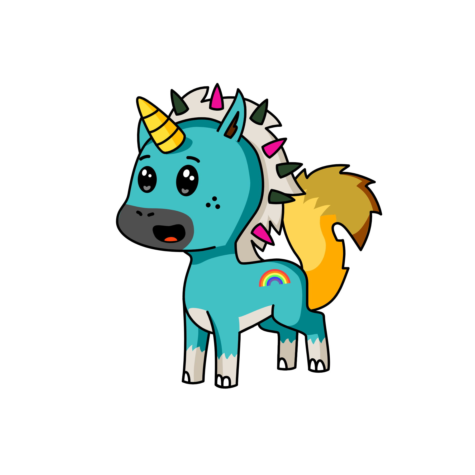 el unicornio magico, the unicorn