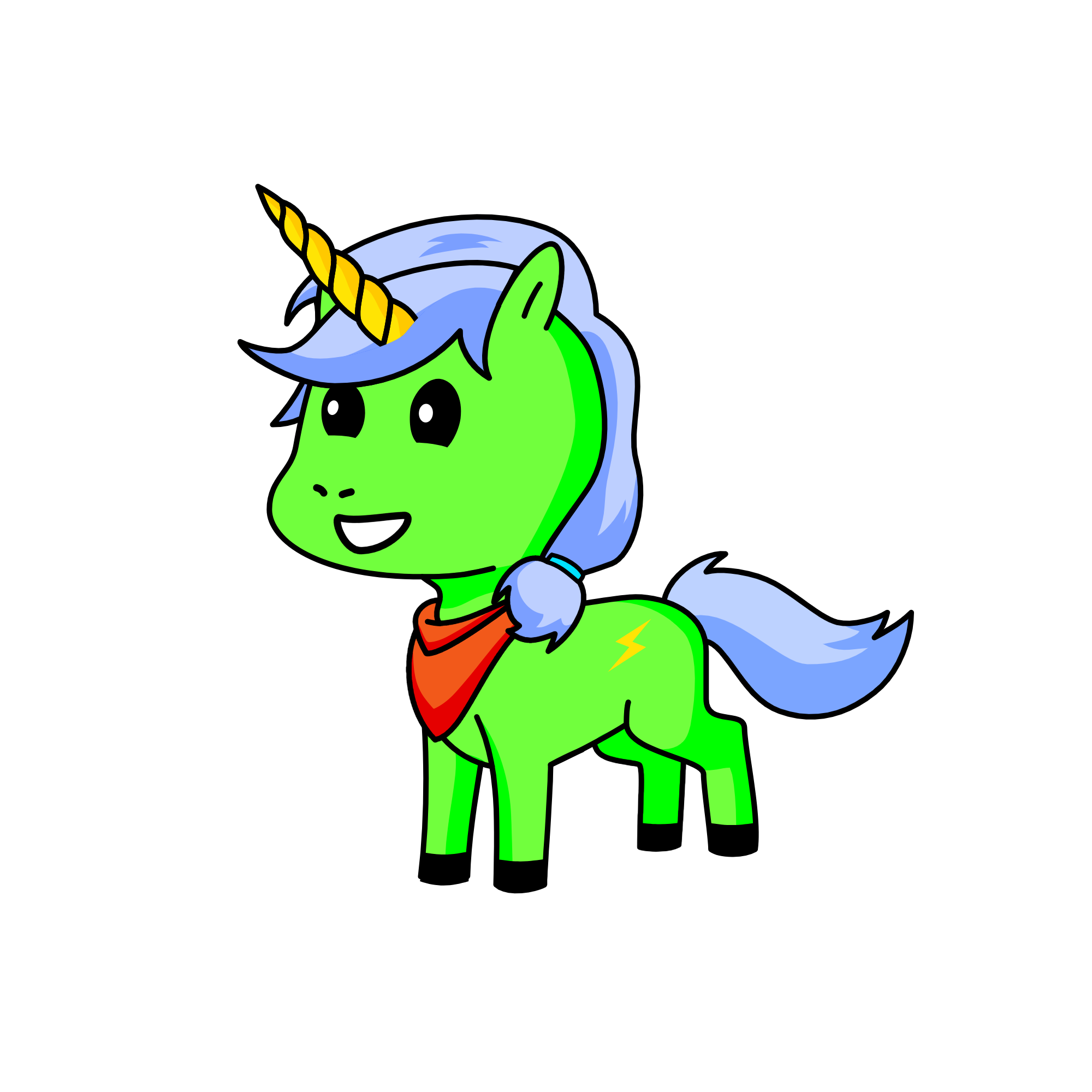 Stardust, the unicorn