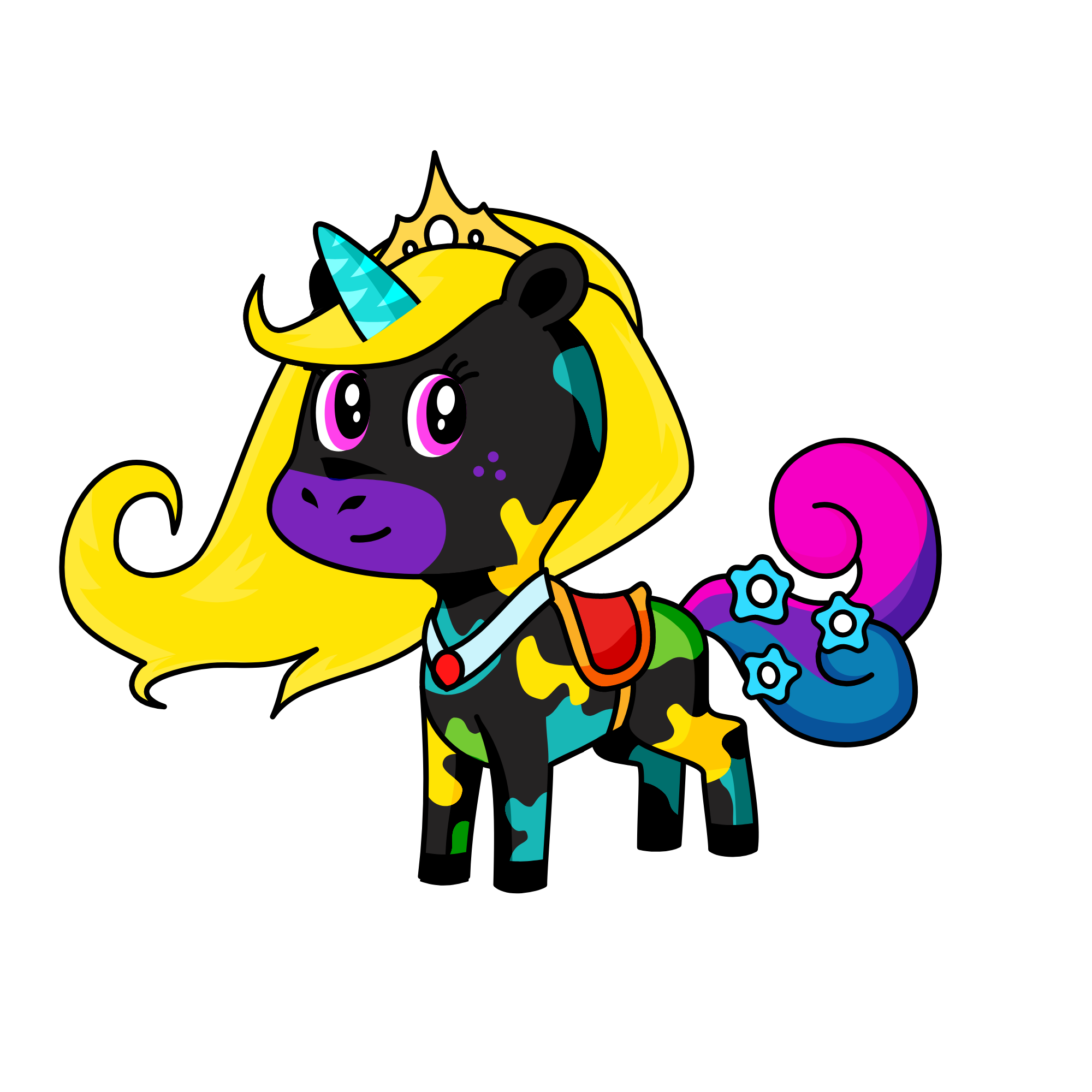 تزةىوز, the unicorn
