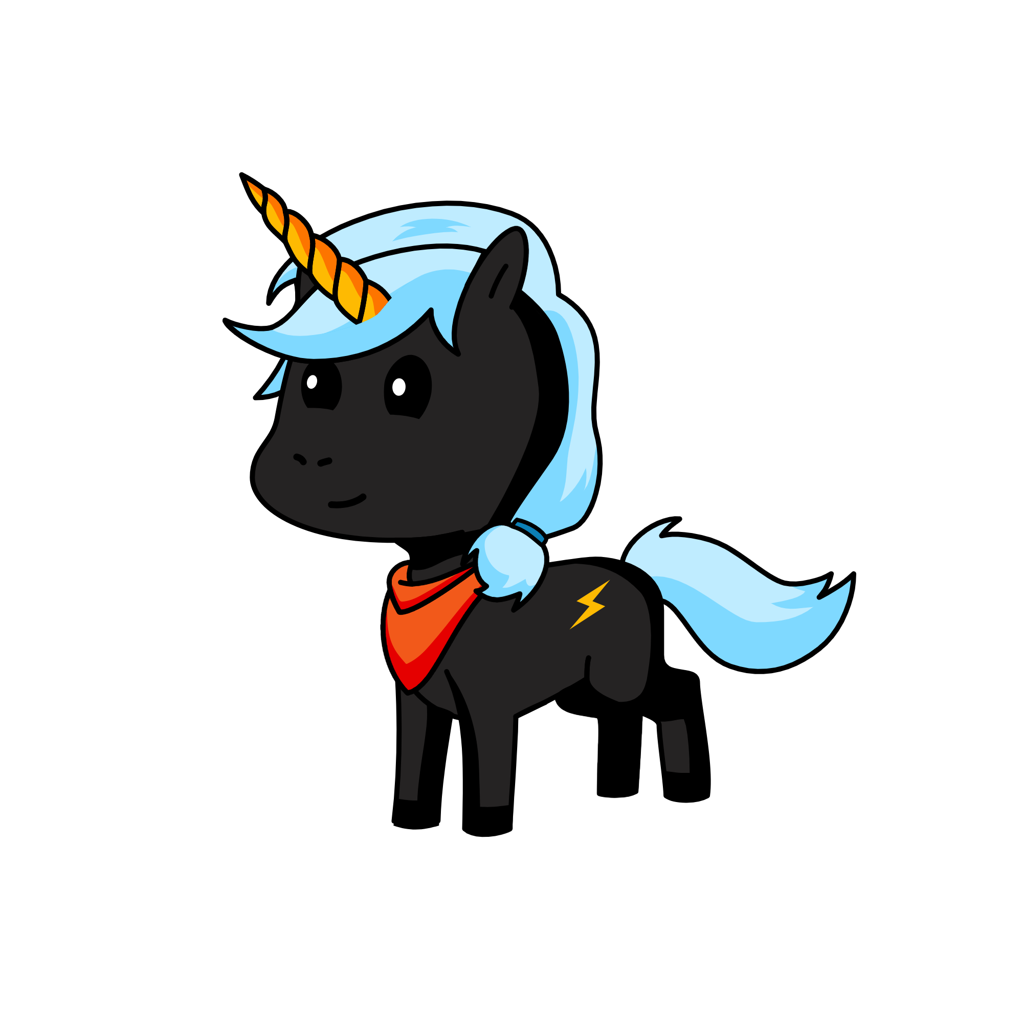 Luna, the unicorn
