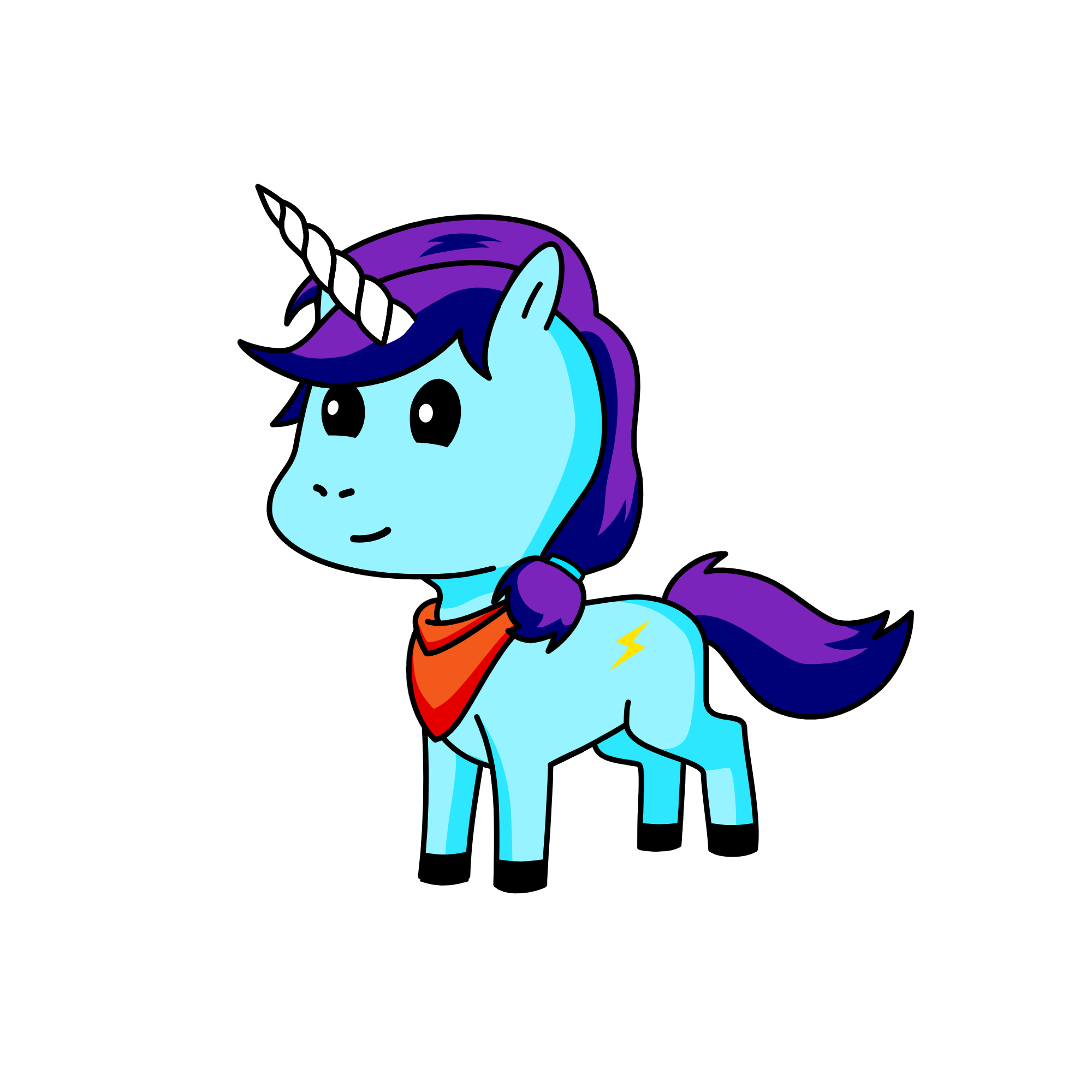 Sunshine, the unicorn
