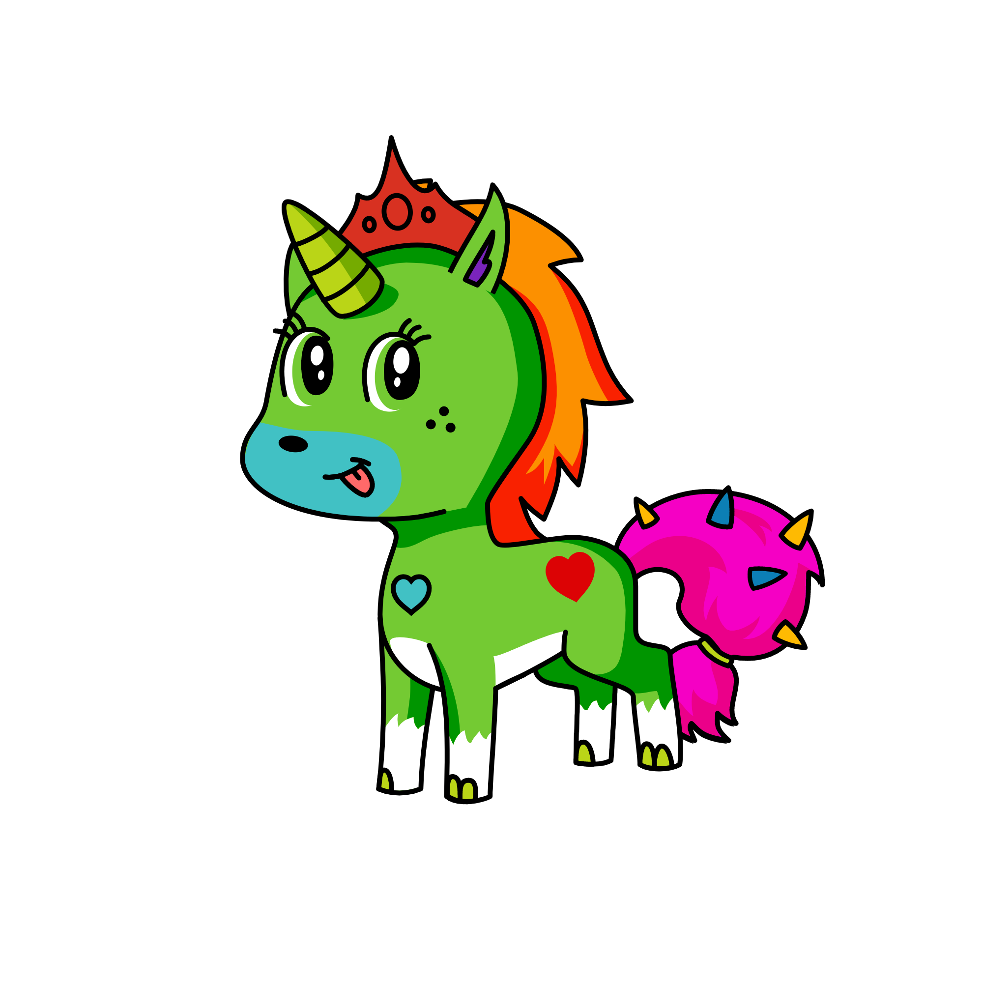 9, the unicorn