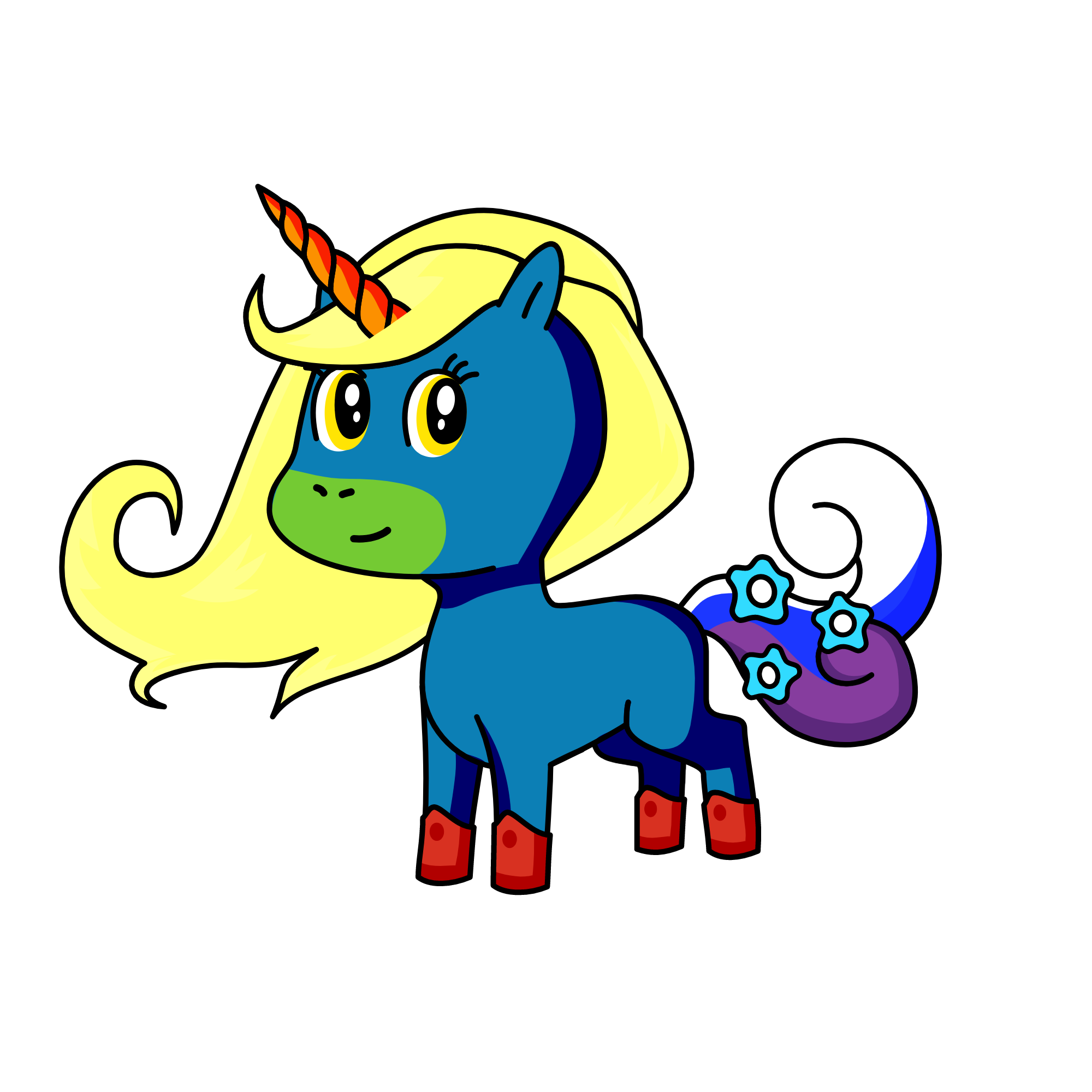 princess queen, the unicorn