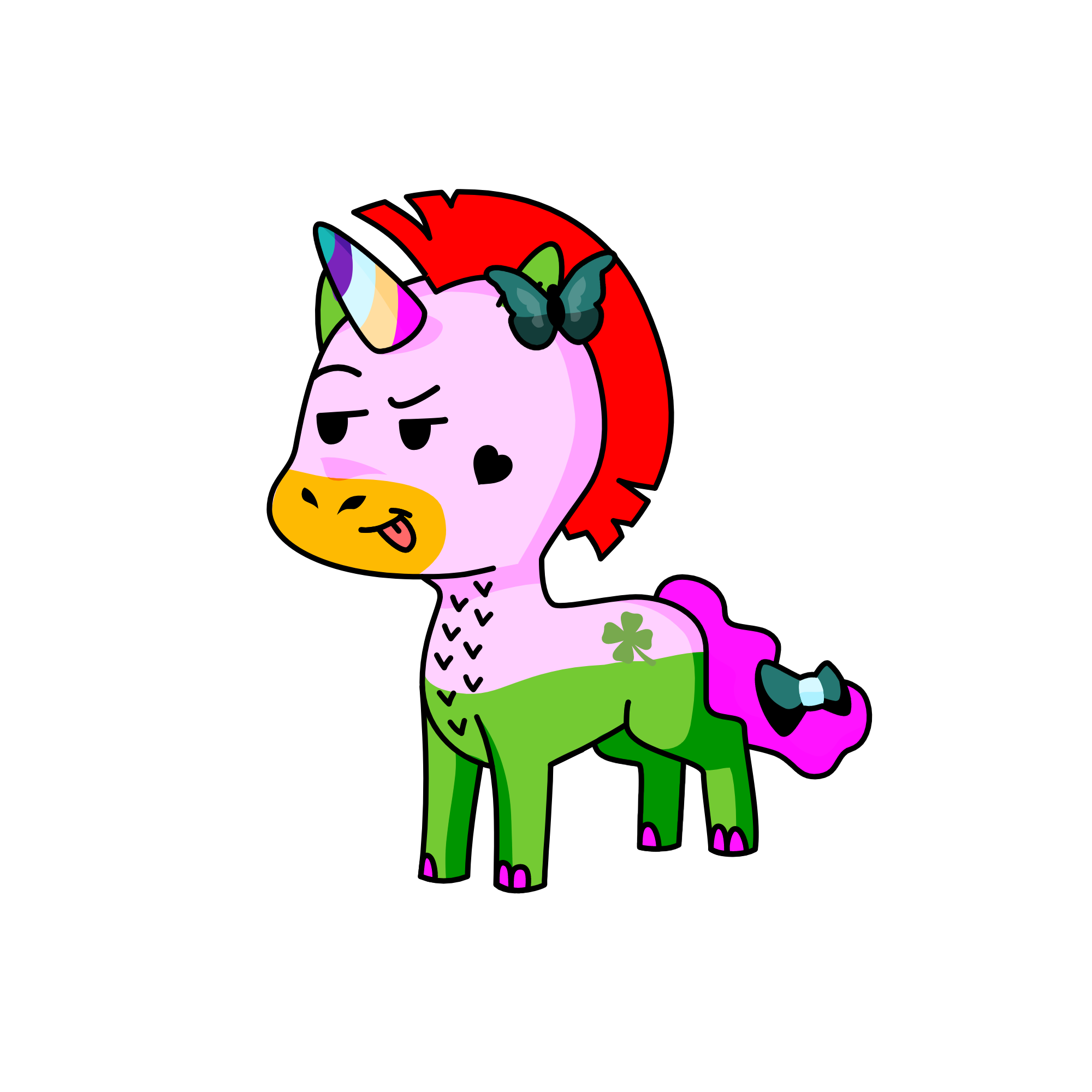 ms.Crazy, the unicorn