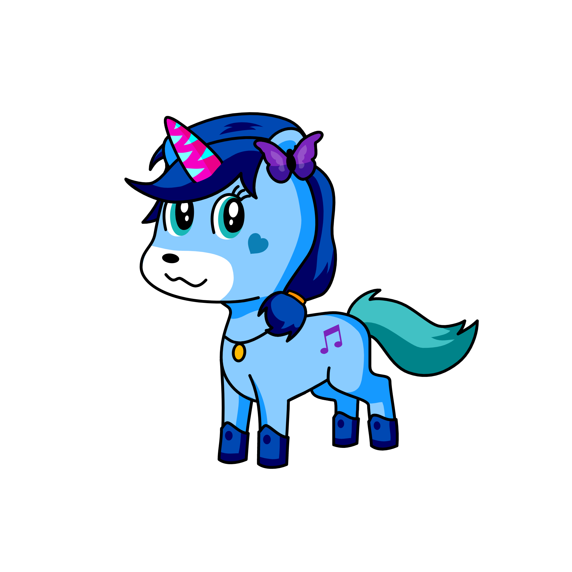 moonsparkle , the unicorn