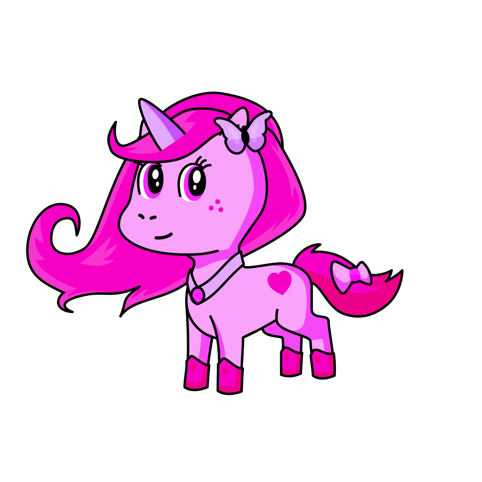 Eternally Pink , the unicorn
