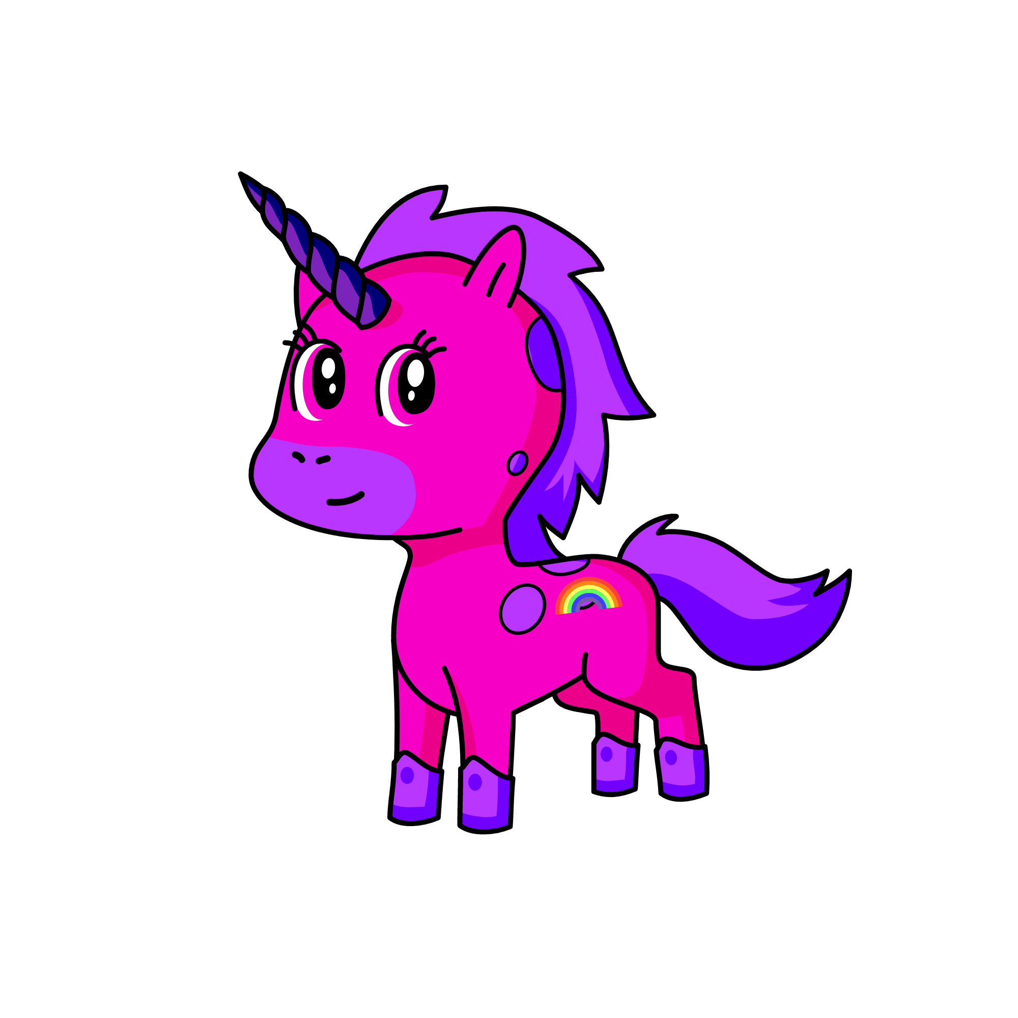 rainbow🌈, the unicorn
