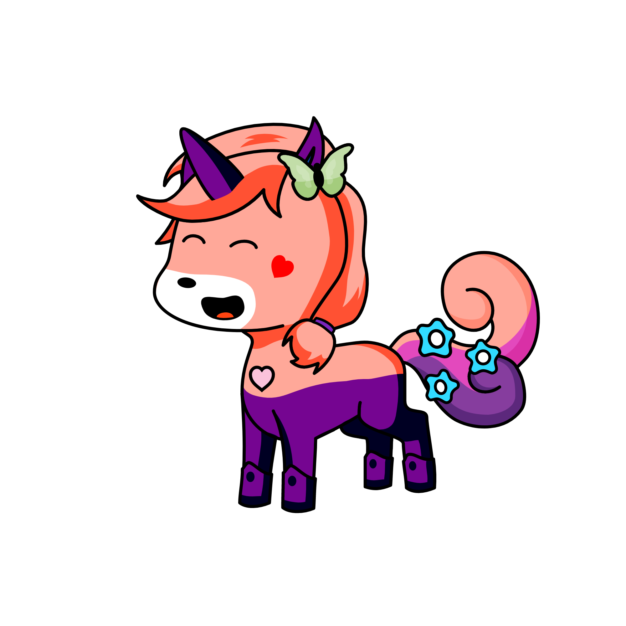 Happyni, the unicorn