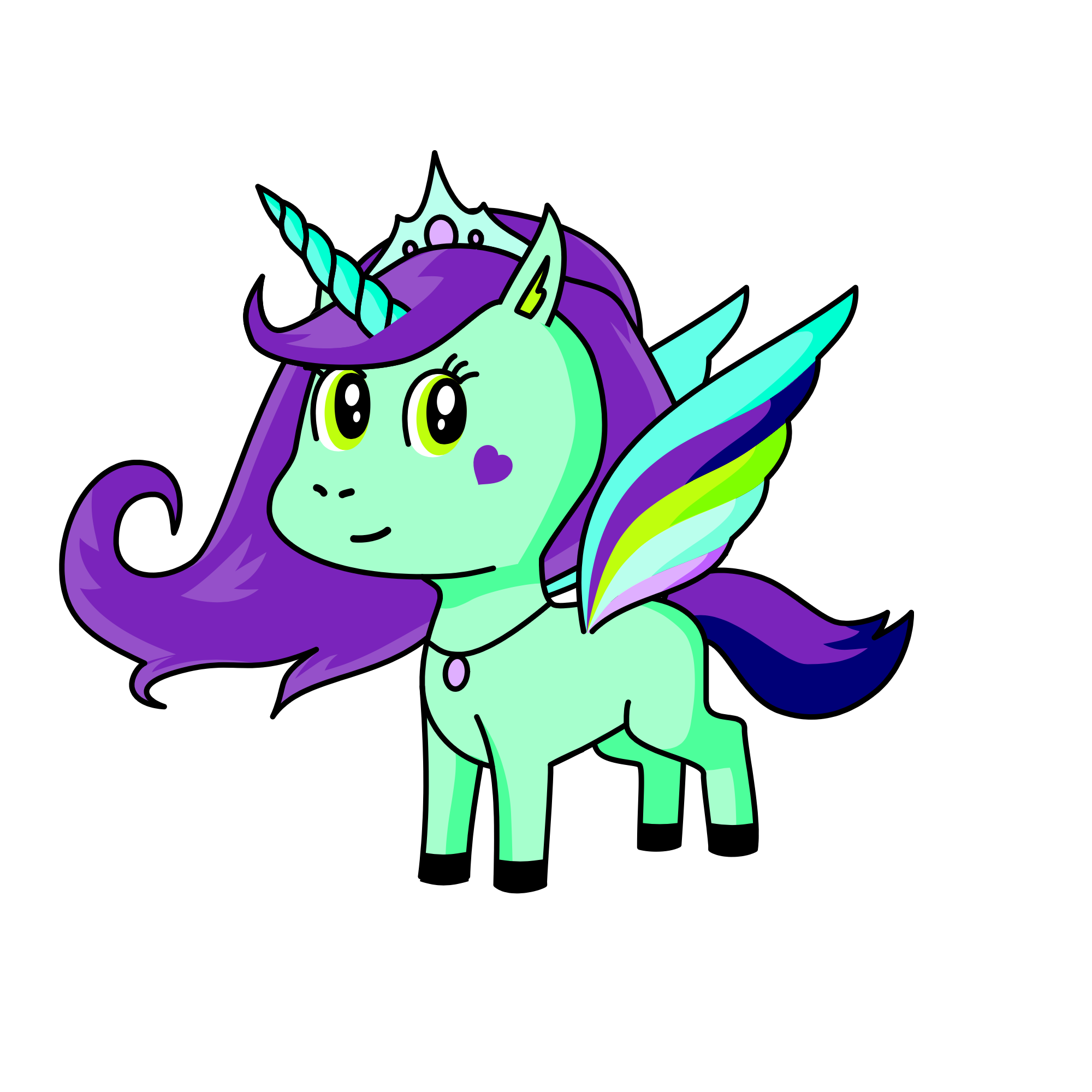 Liquid Luck , the unicorn