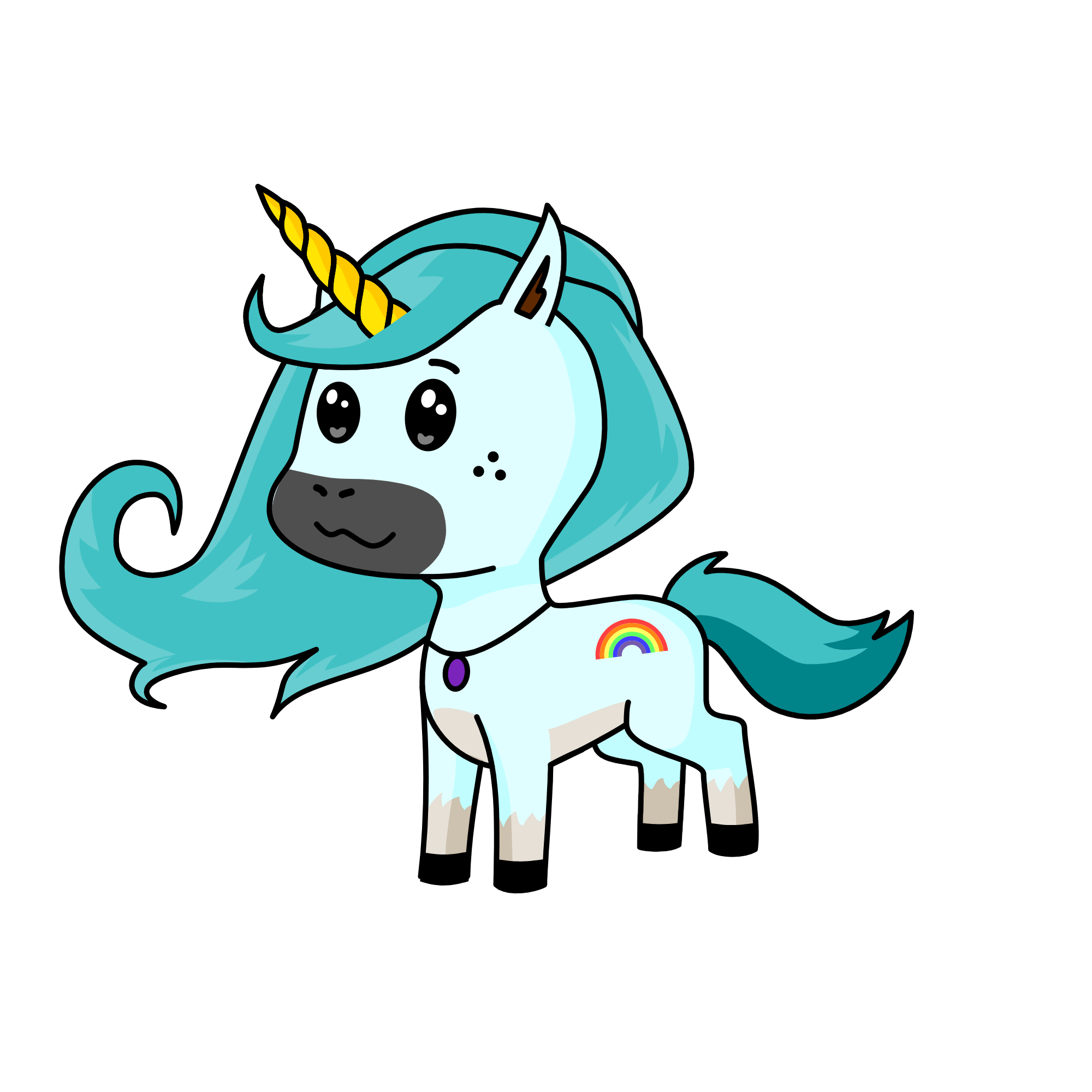 Starry, the unicorn