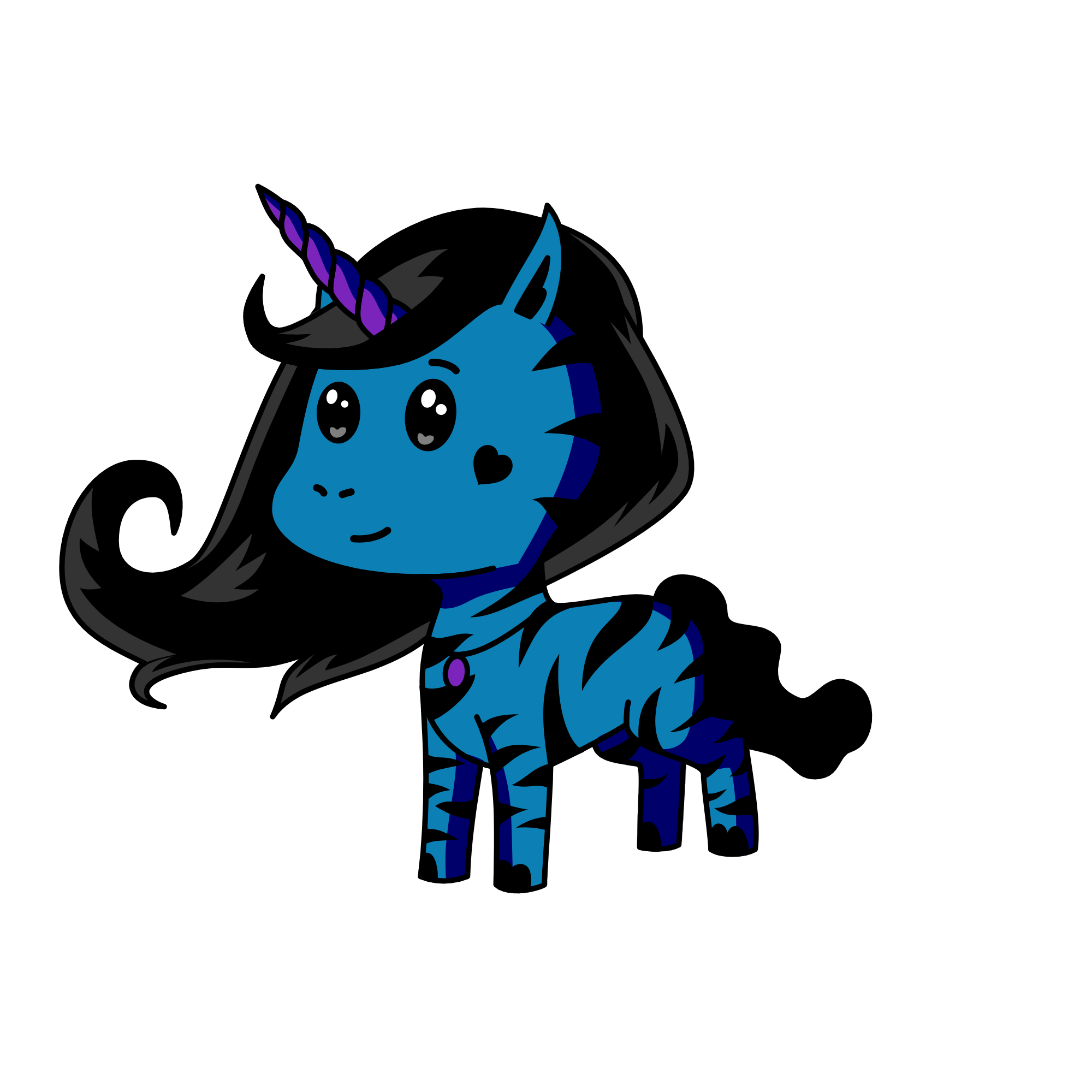 Midnight, the unicorn