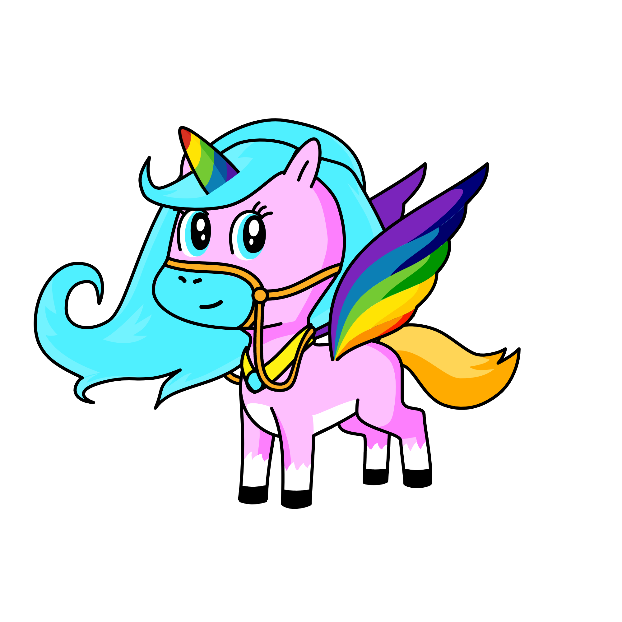 Crystal, the unicorn