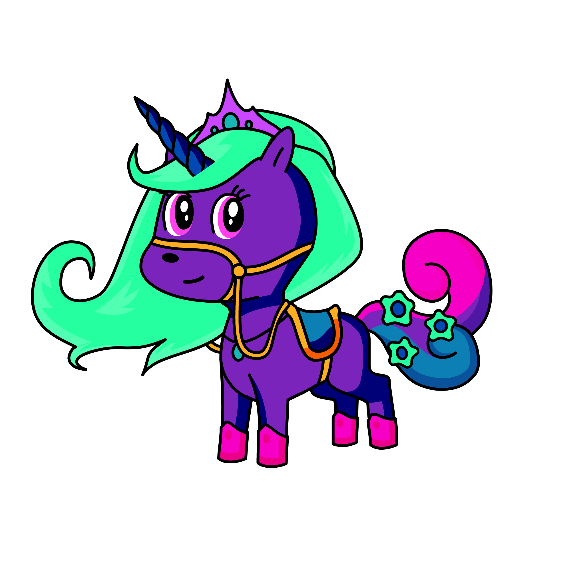 crystal moon, the unicorn