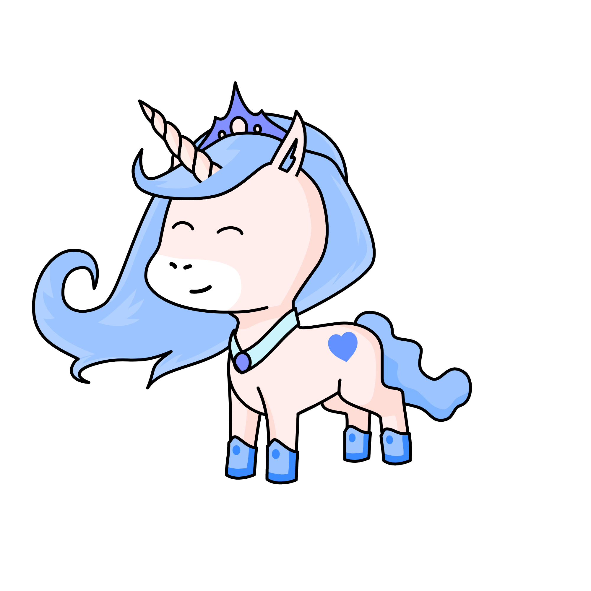 Wintery, the unicorn