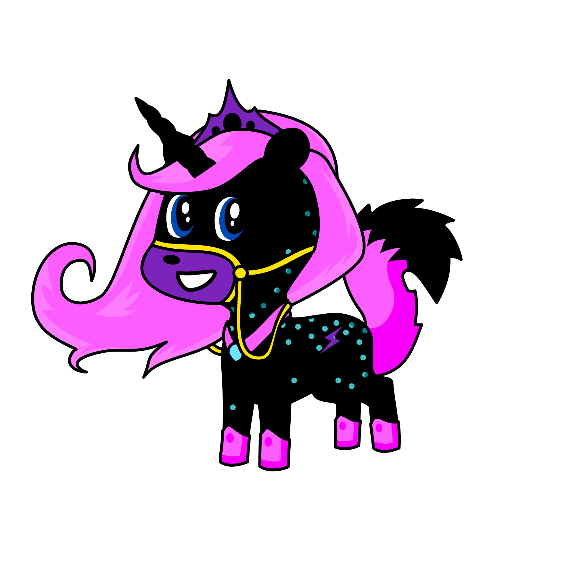 Flitter, the unicorn