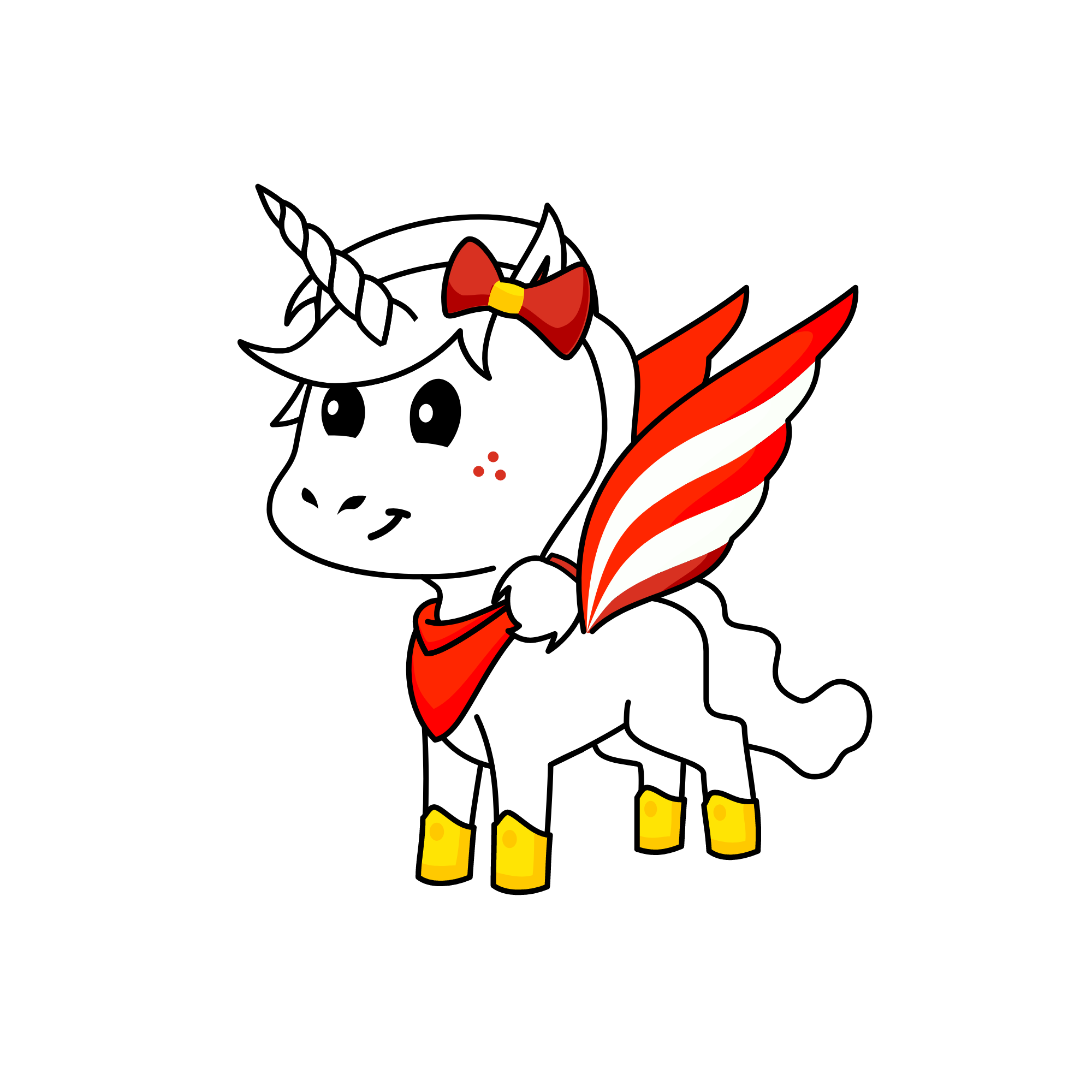 Santa's daughter , the unicorn