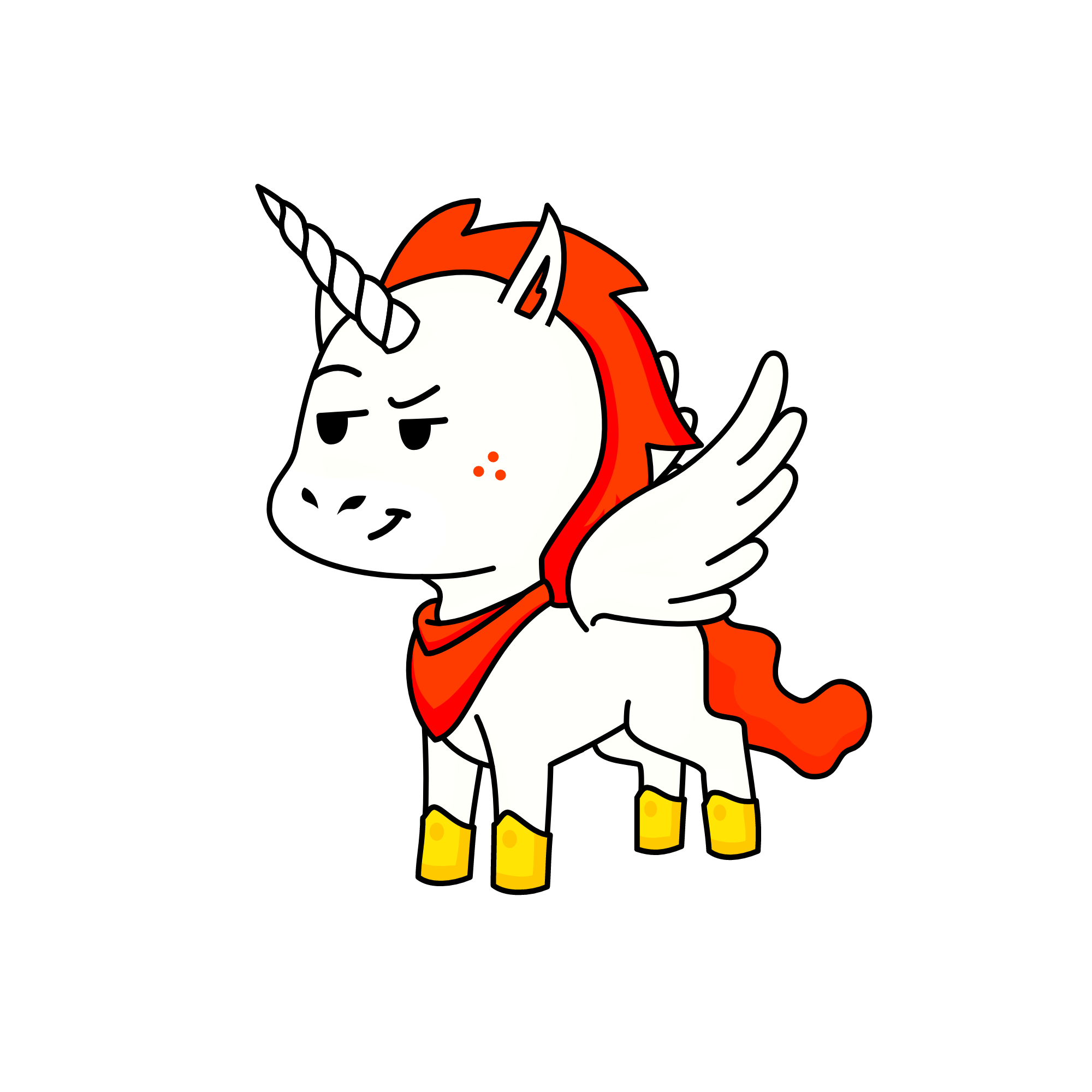 Santa's son, the unicorn
