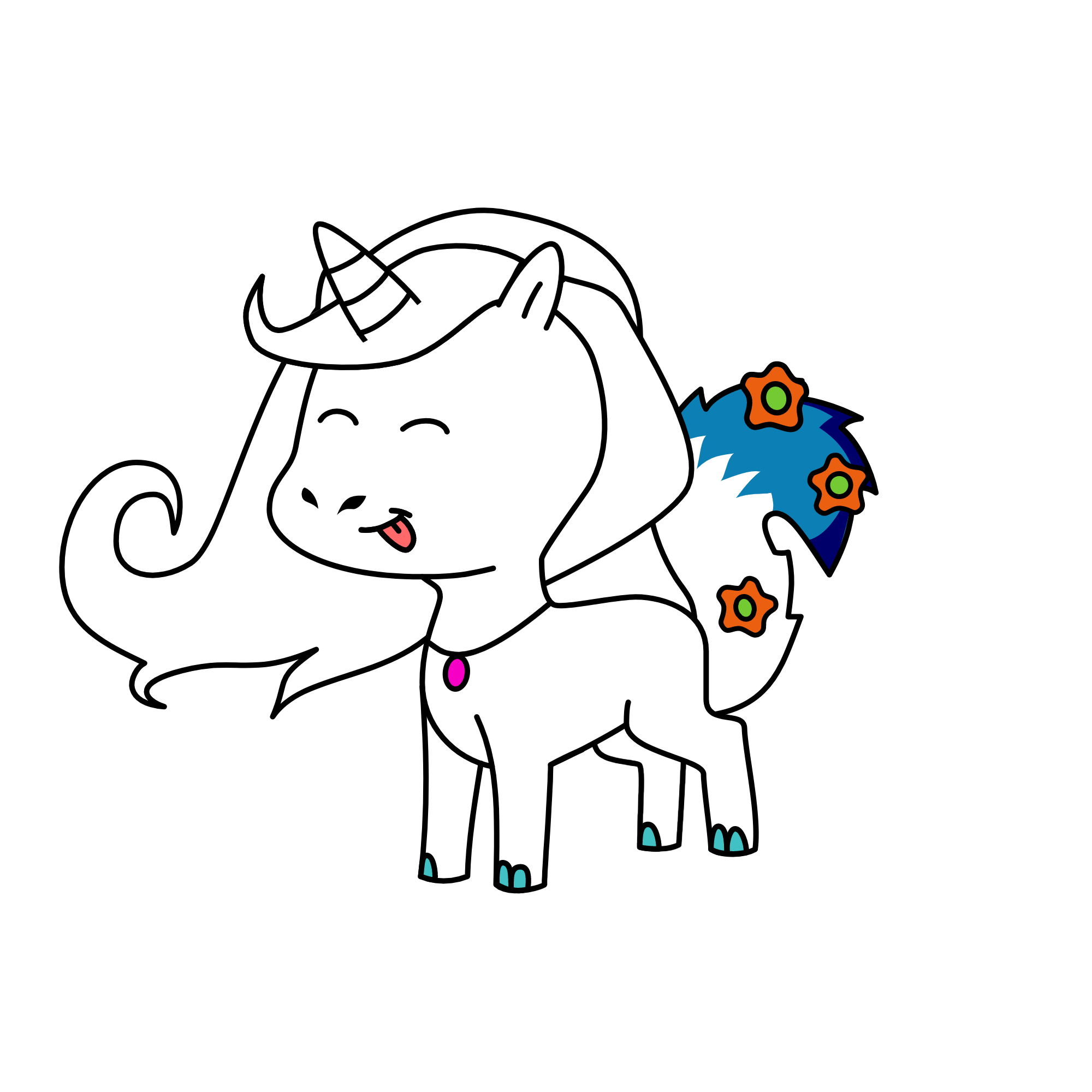 flaffy, the unicorn