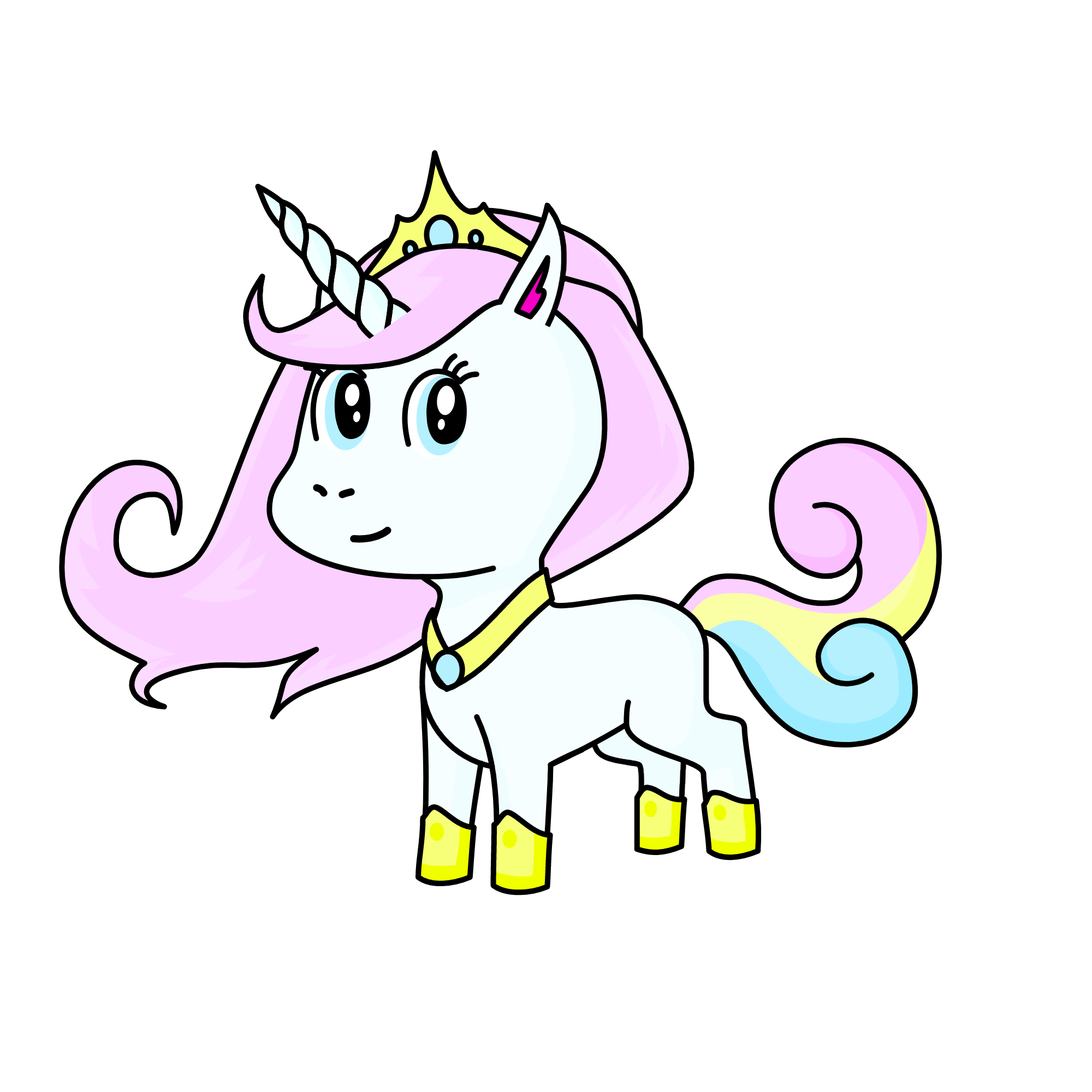 Princess Amethyst of Gemland, the unicorn