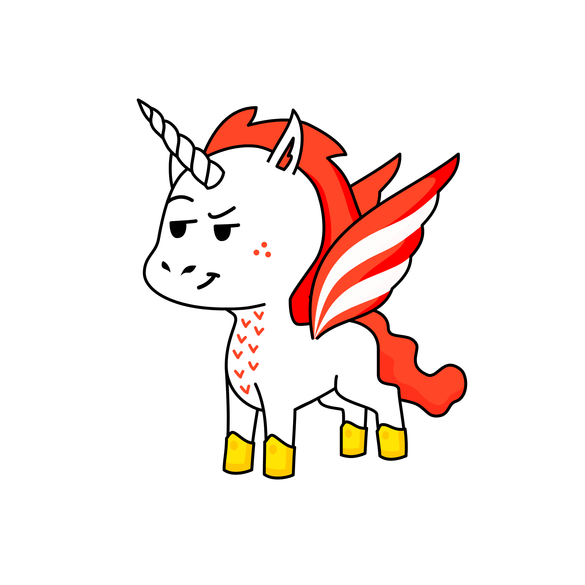 Santa's son, the unicorn