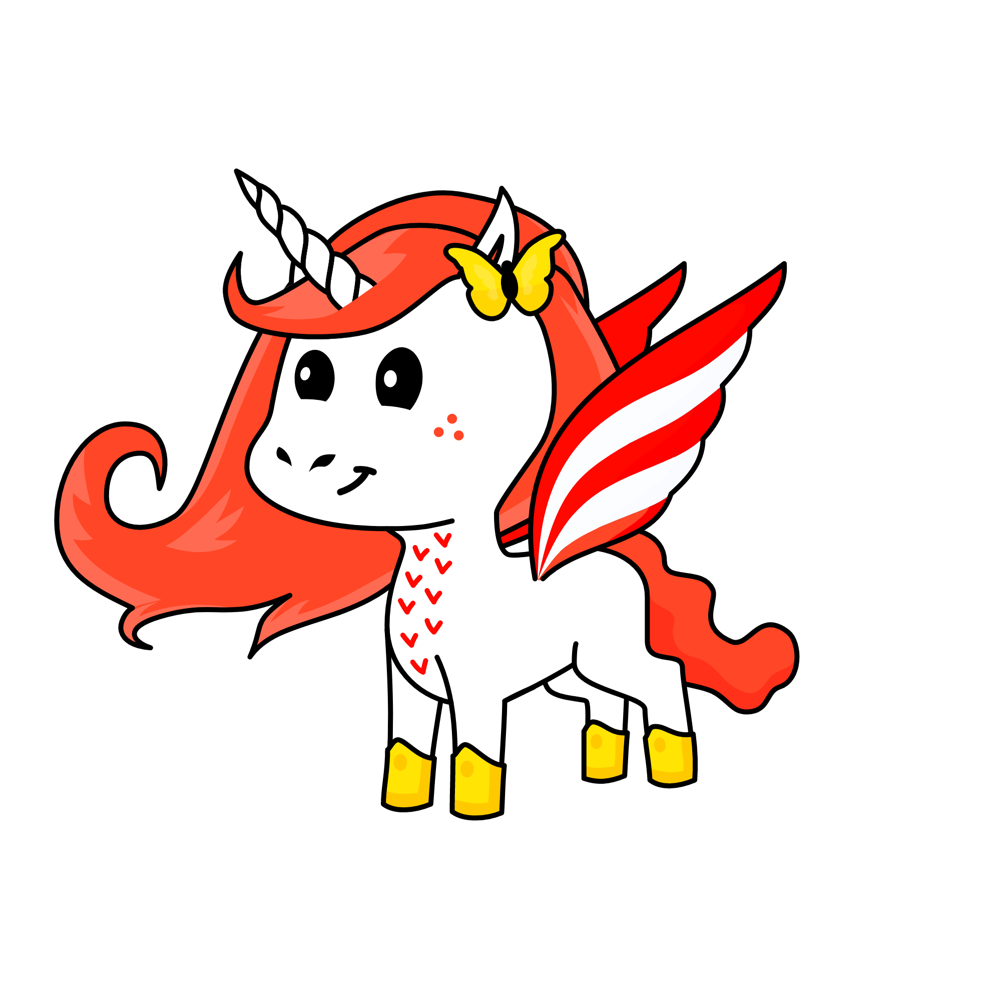 Santa's daughter , the unicorn