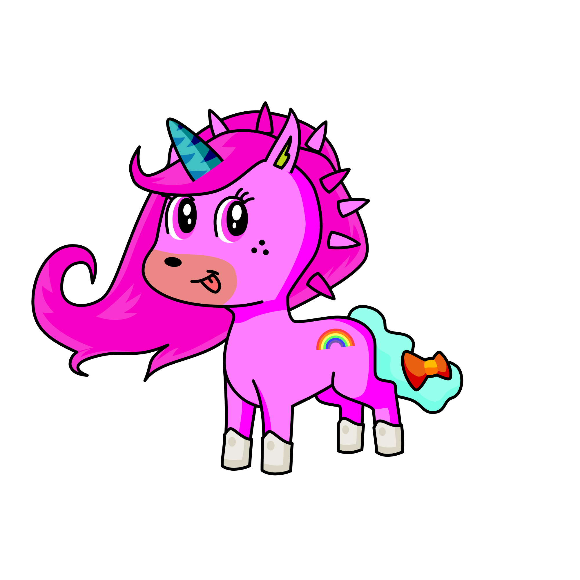 LIITLE PINK PRINCCES, the unicorn