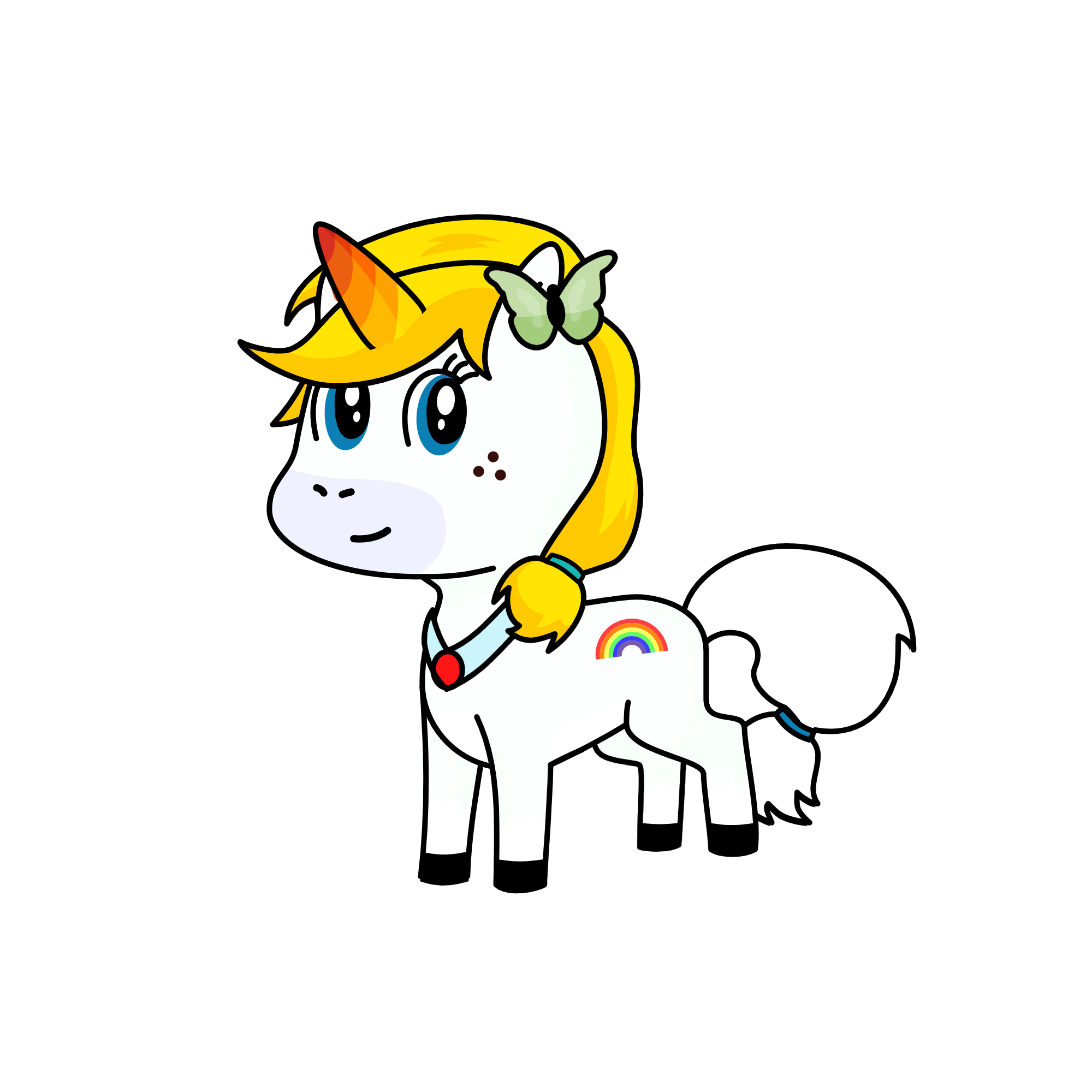 Vicki, the unicorn