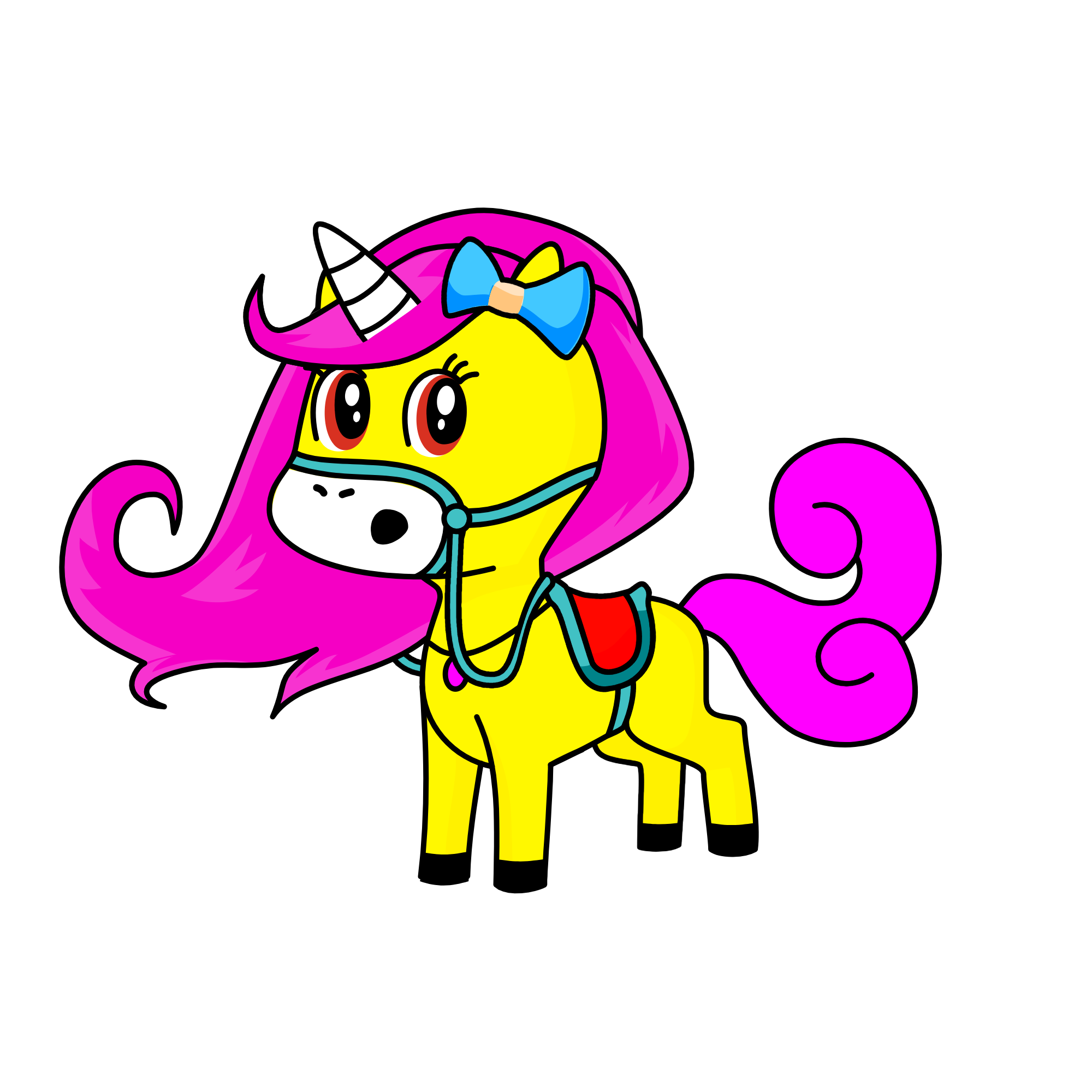 blush, the unicorn