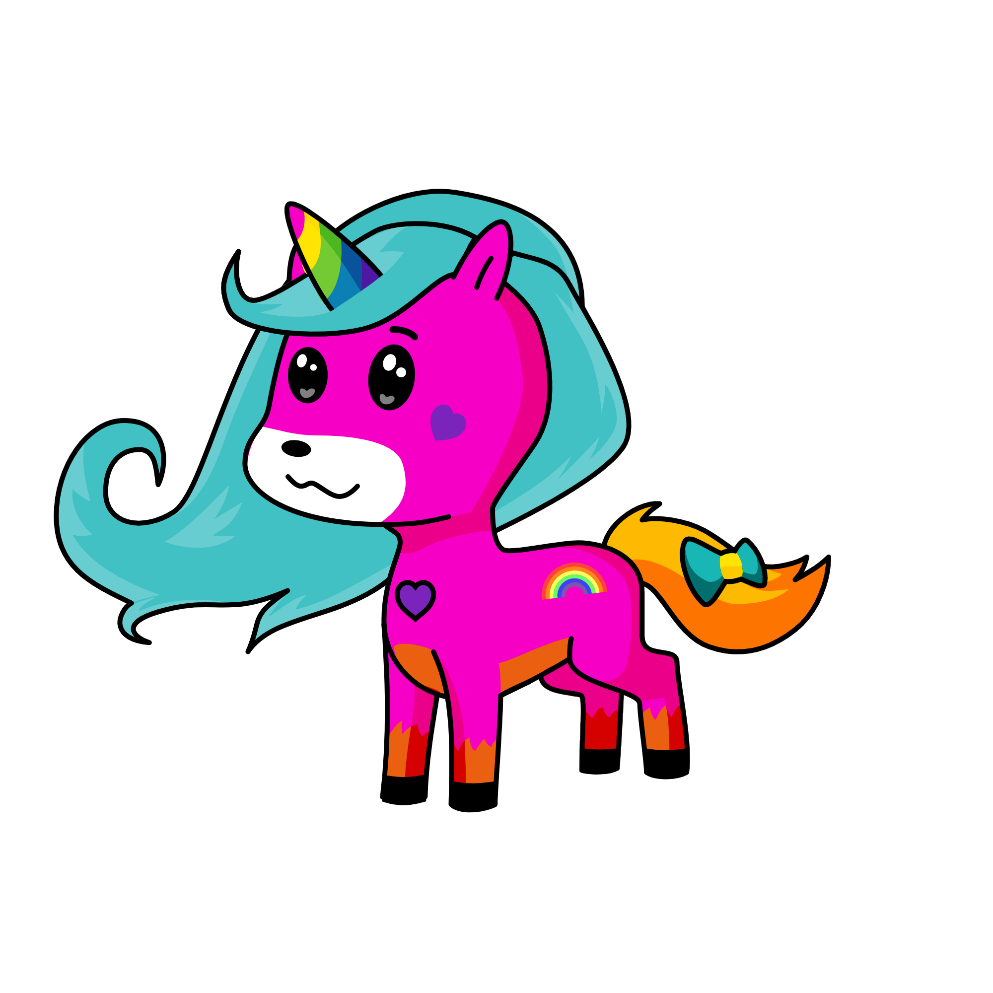sunyy and fun, the unicorn