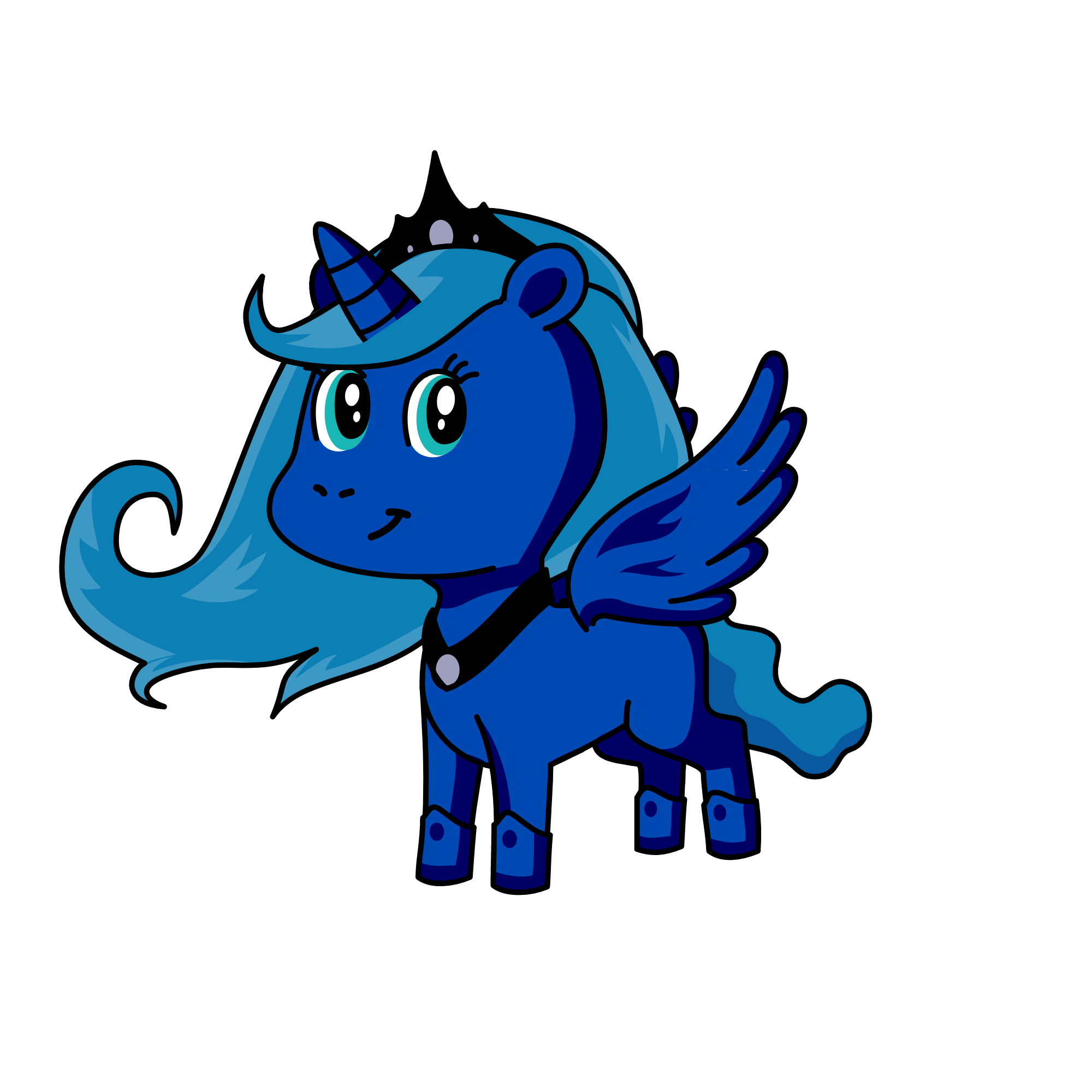 princess luna, the unicorn