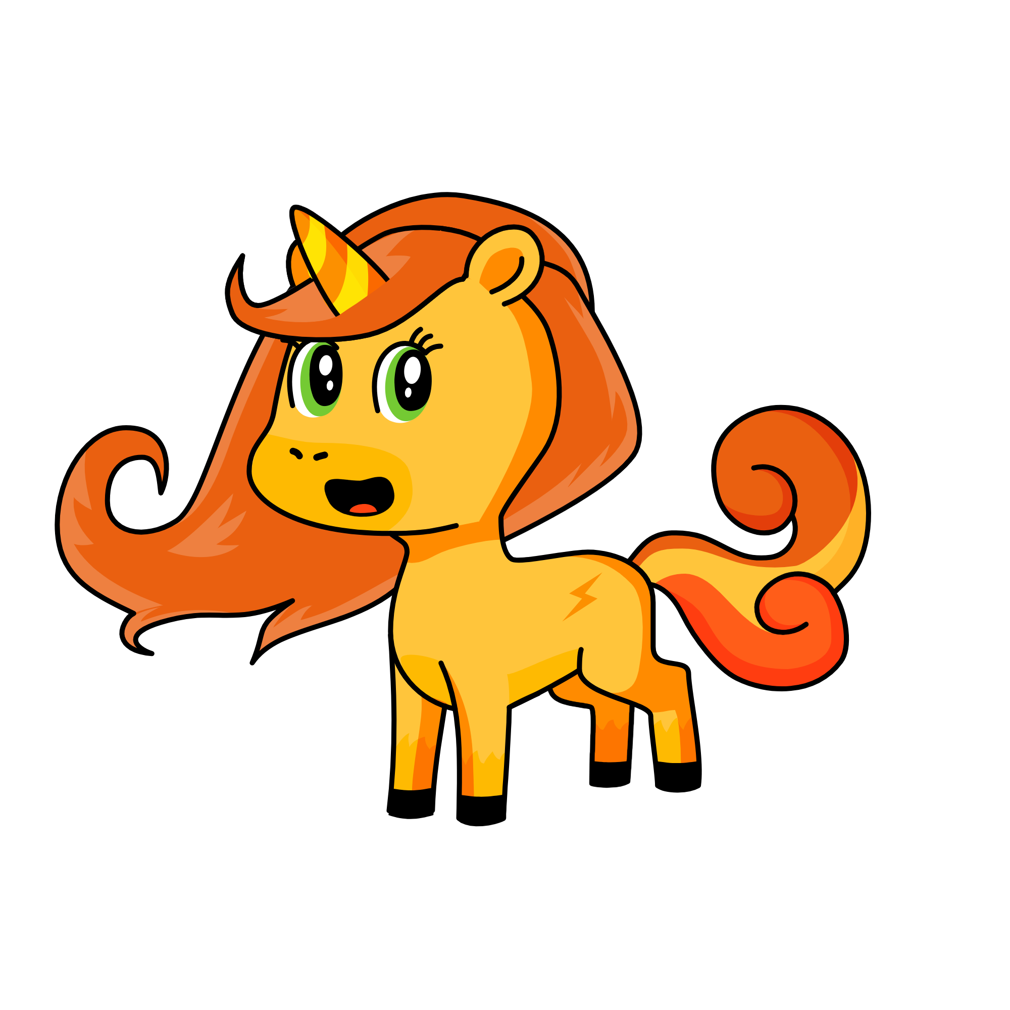 Uni two Light, the unicorn
