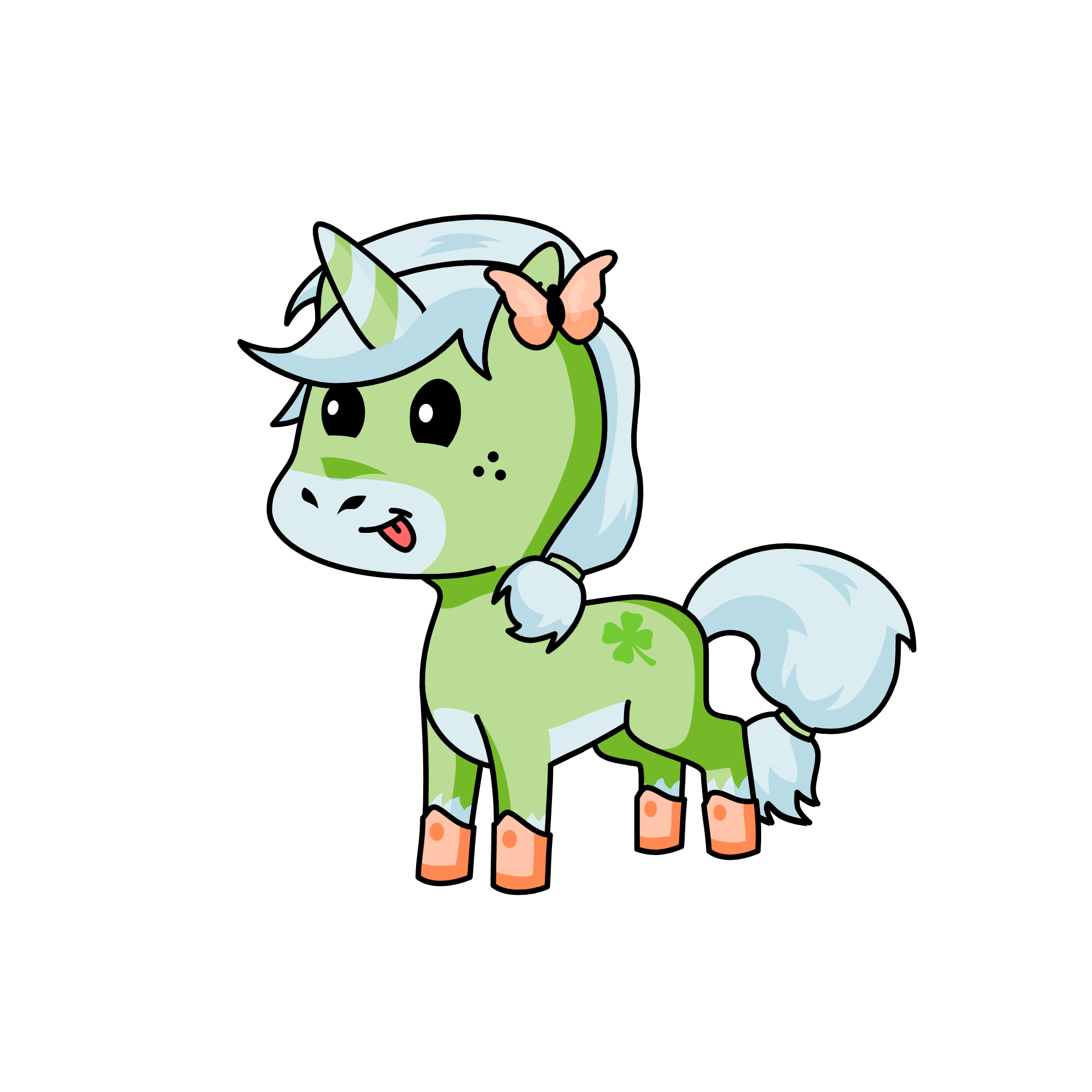 lucky , the unicorn