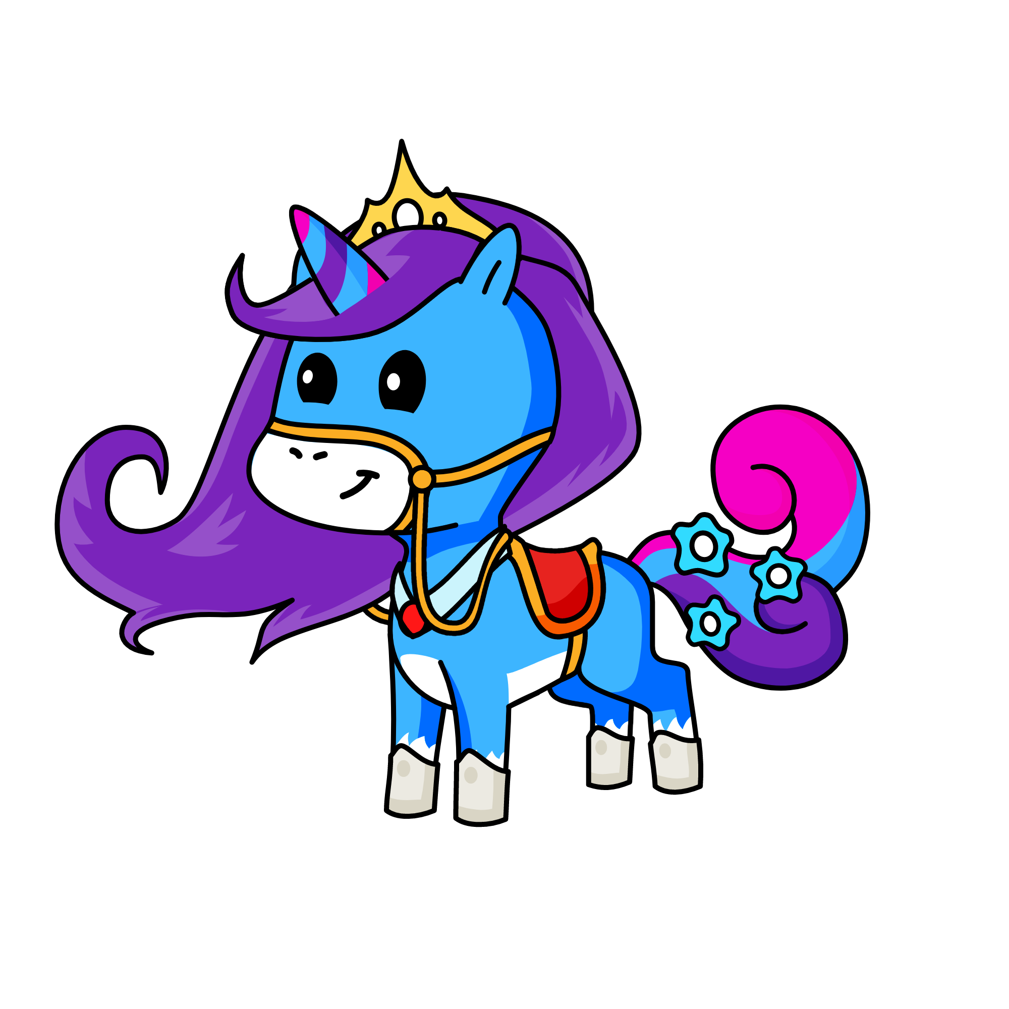 Crystal, the unicorn