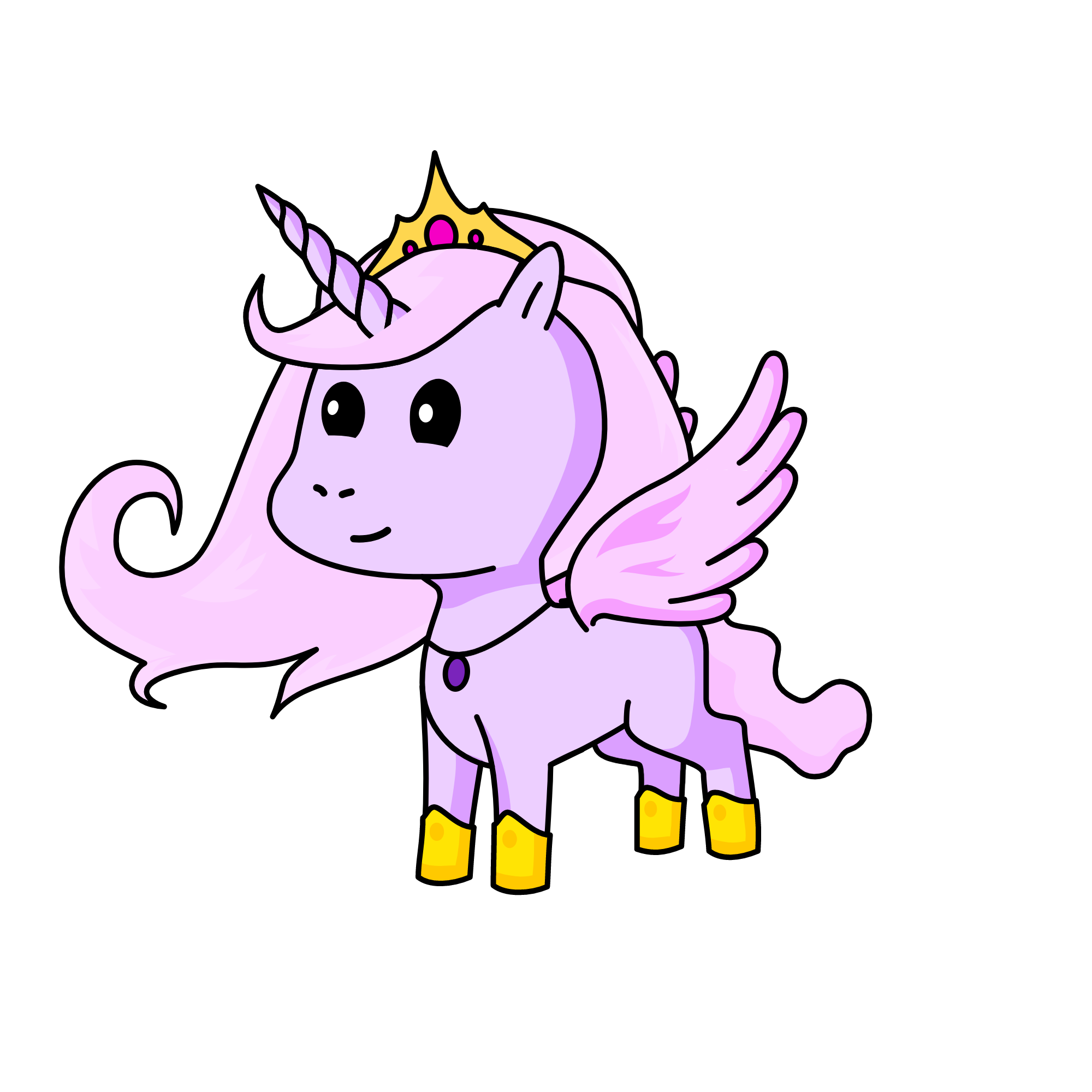 Cristal , the unicorn
