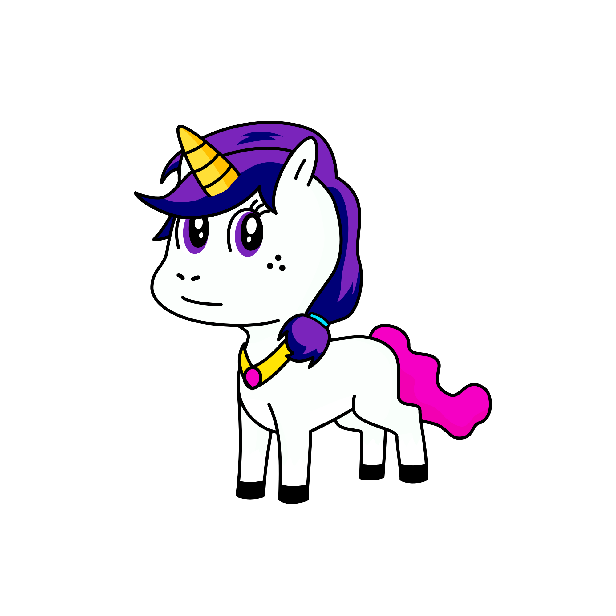 Myia the magical unicorn, the unicorn