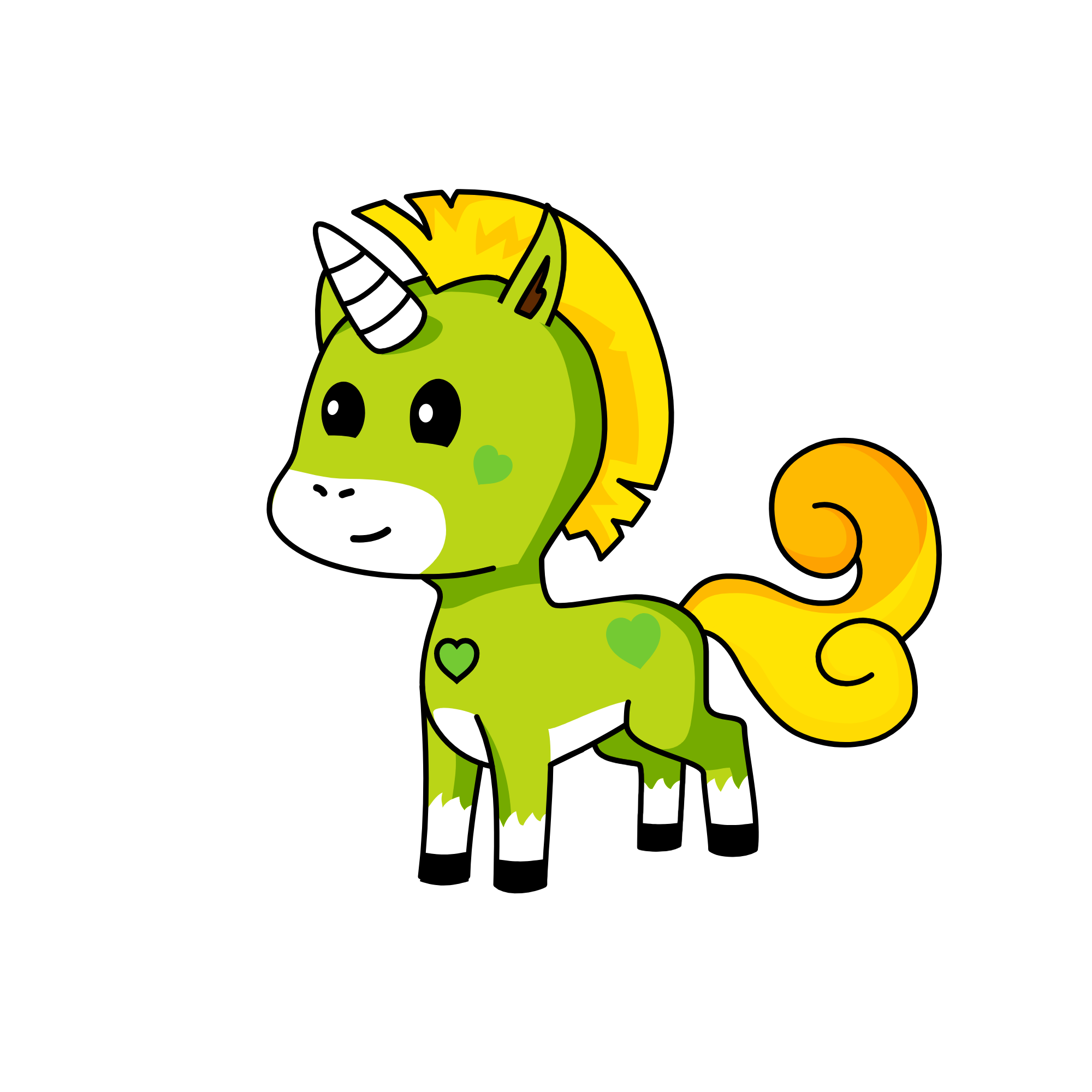 Mellie, the unicorn