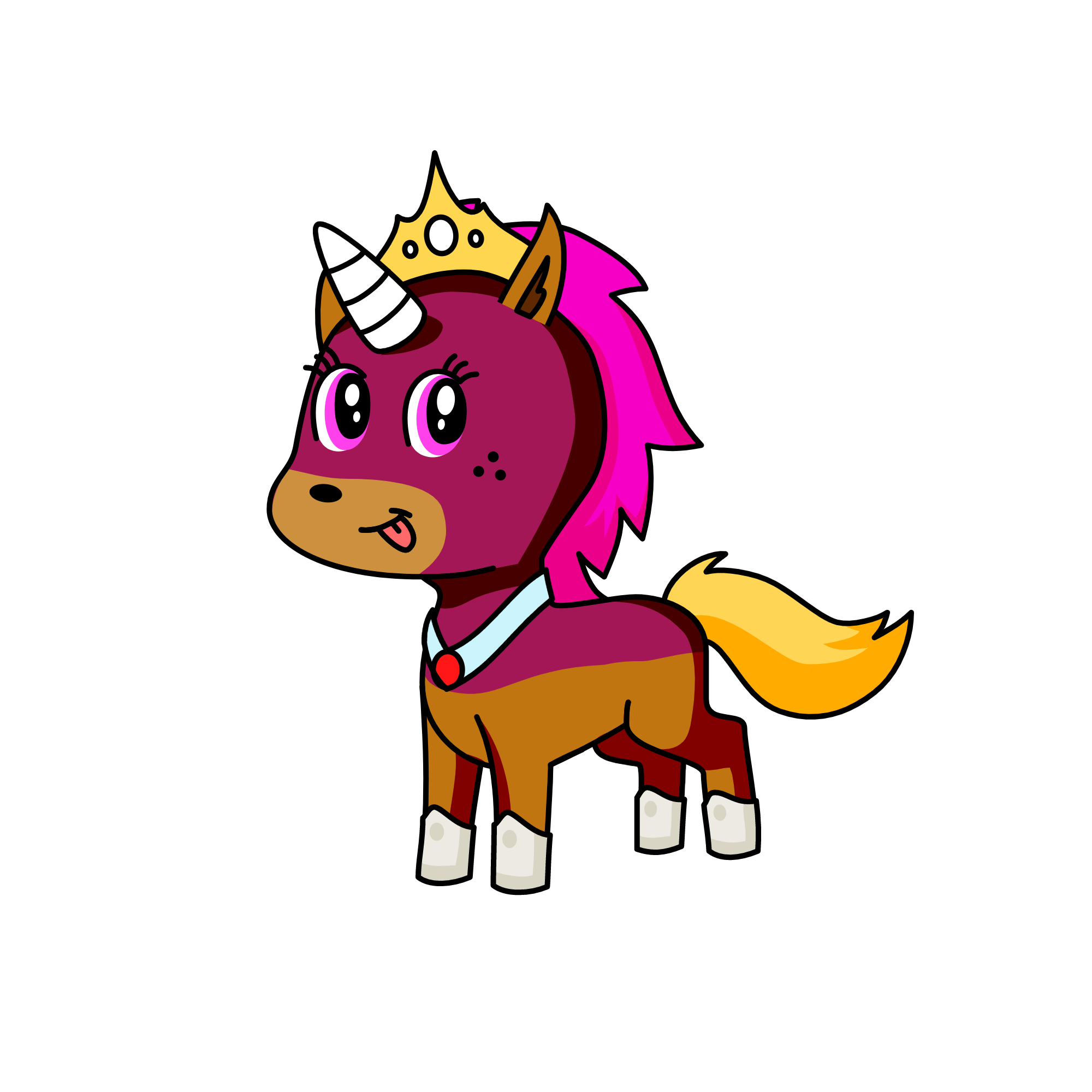 Sun, the unicorn
