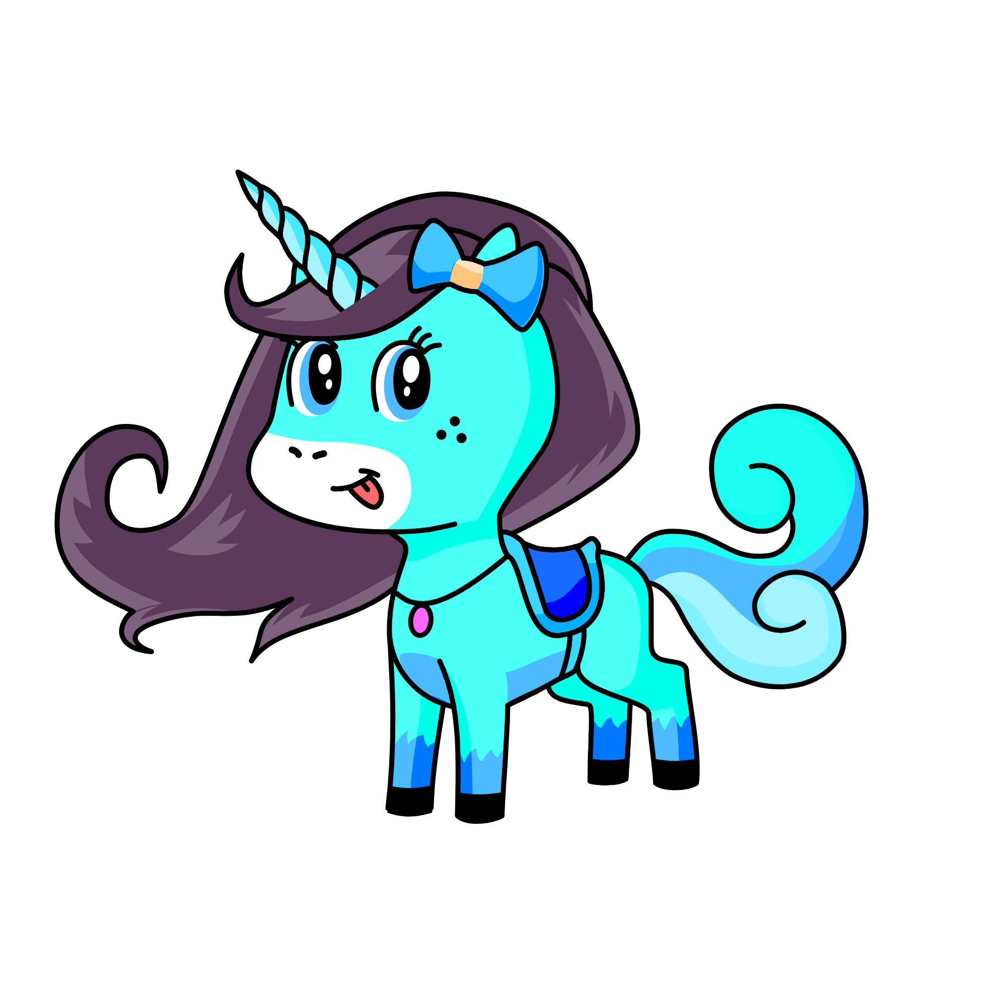 🤩❤🤩🦄, the unicorn