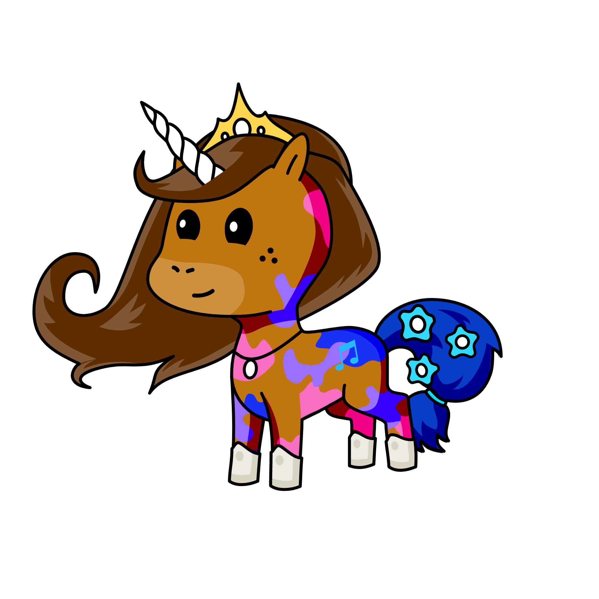 queen cloudessa, the unicorn