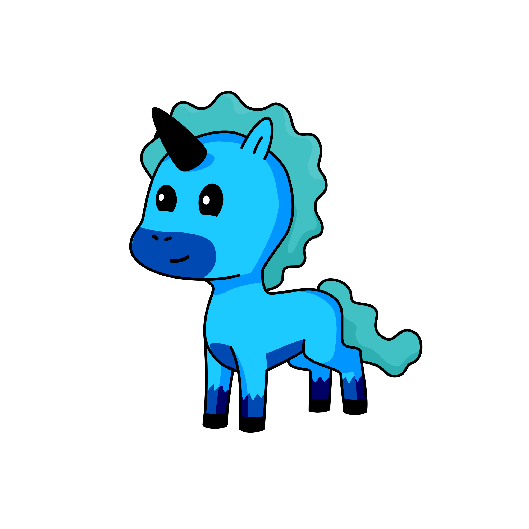 cloud, the unicorn