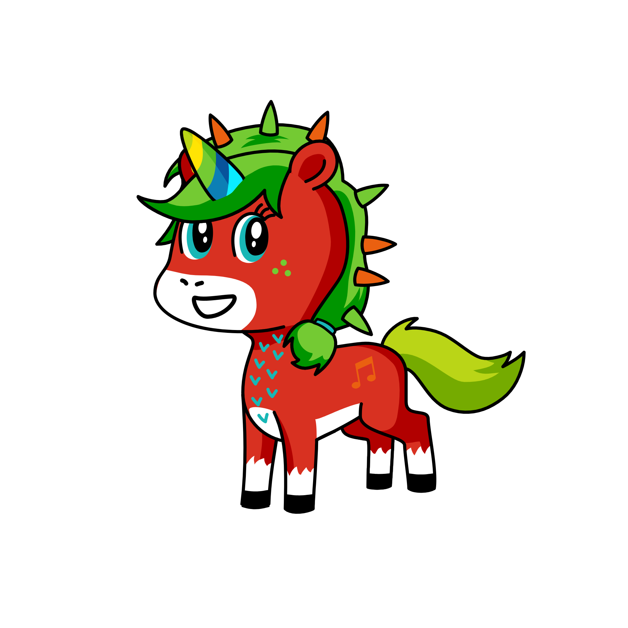 Addy, the unicorn