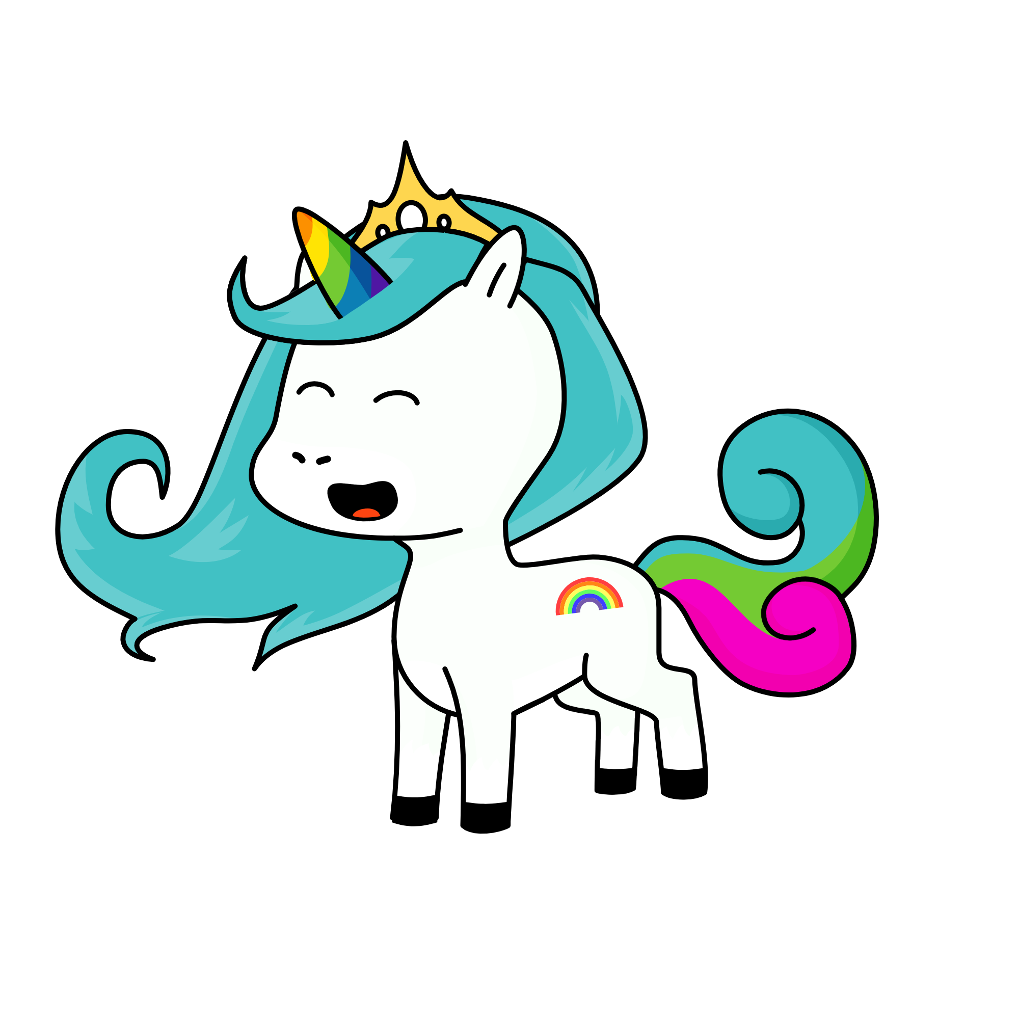 pinke pie, the unicorn