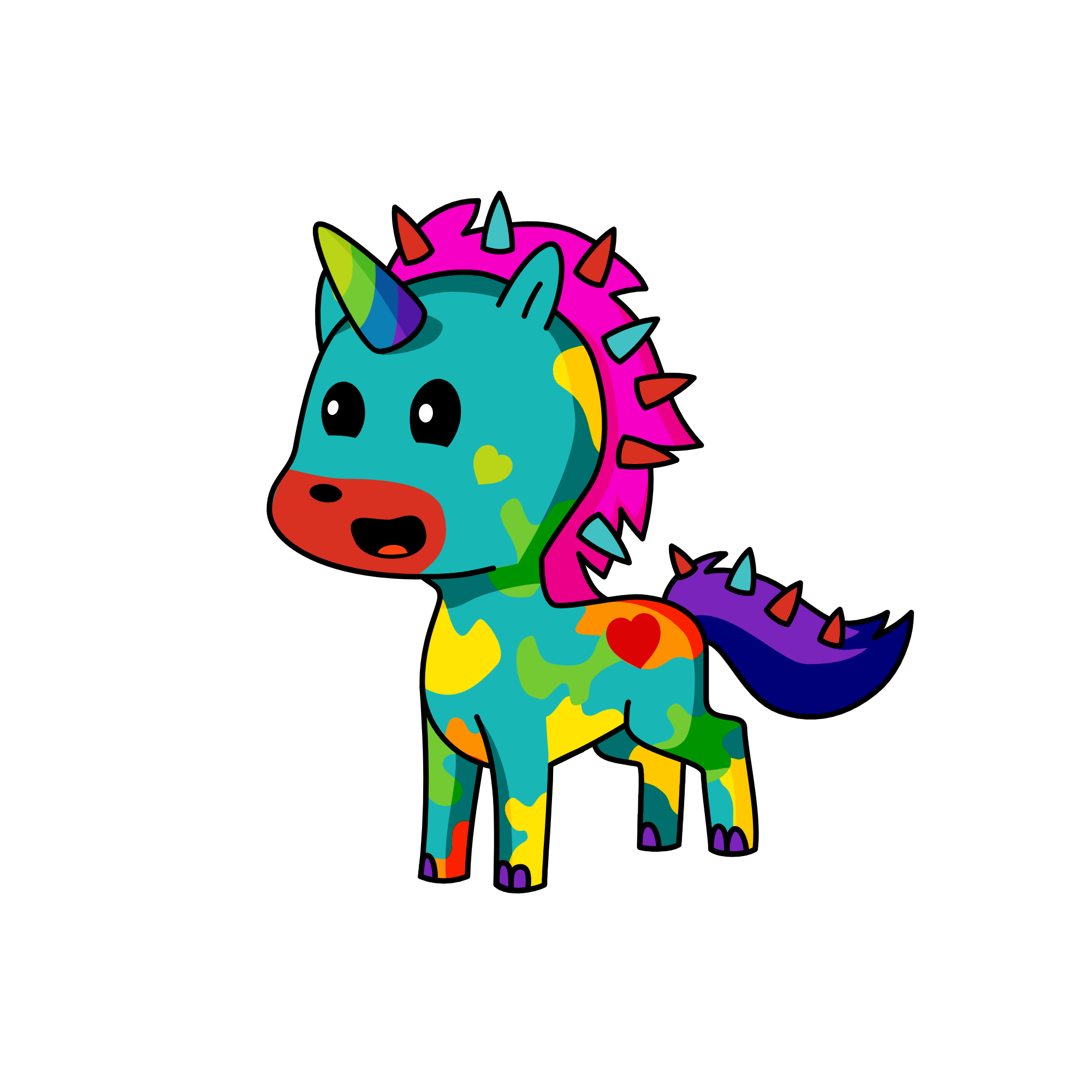rainbow, the unicorn